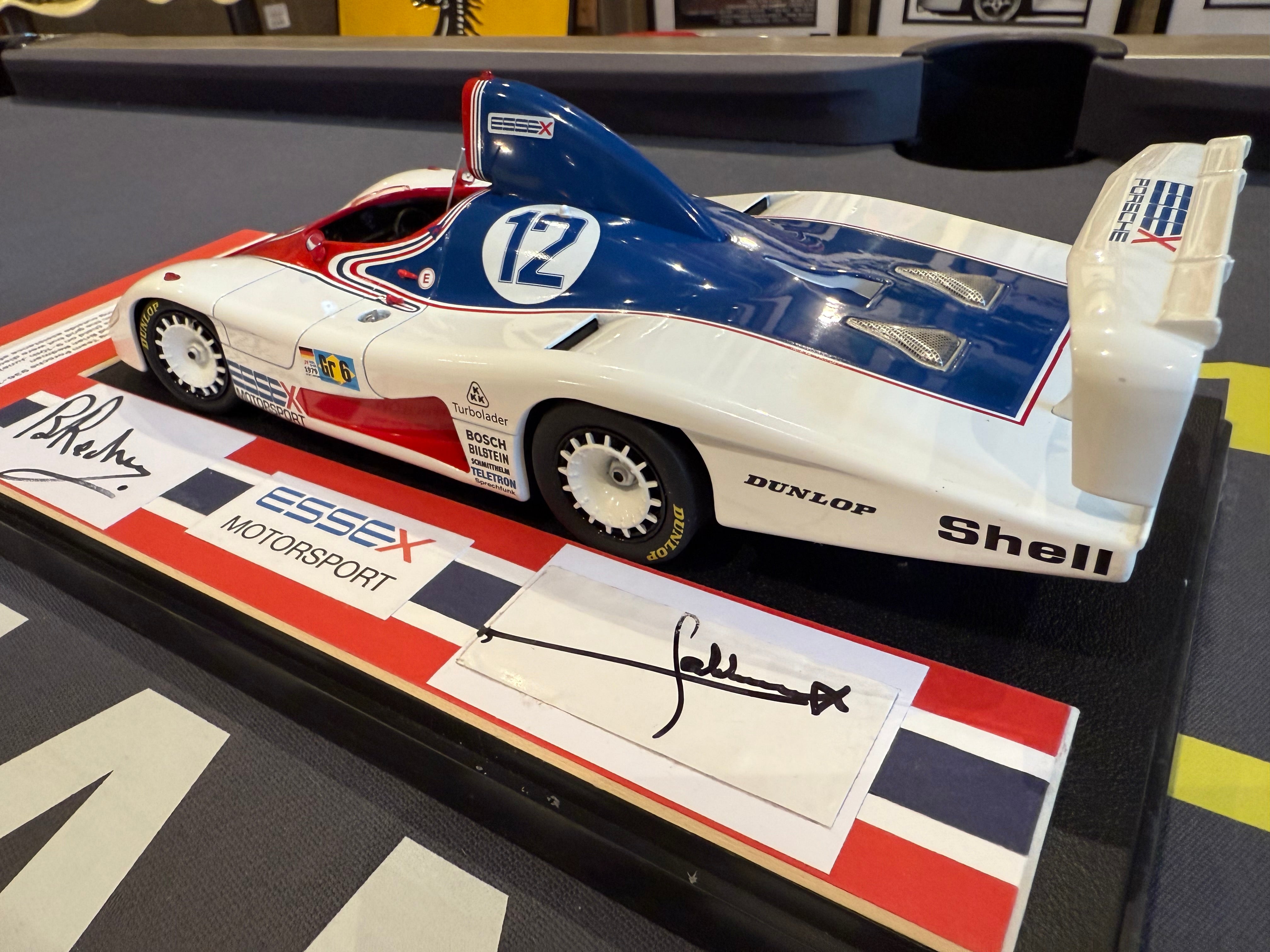Jacky Ickx & Brian Redman Signed 1:18 Essex Porsche 936 Display Piece