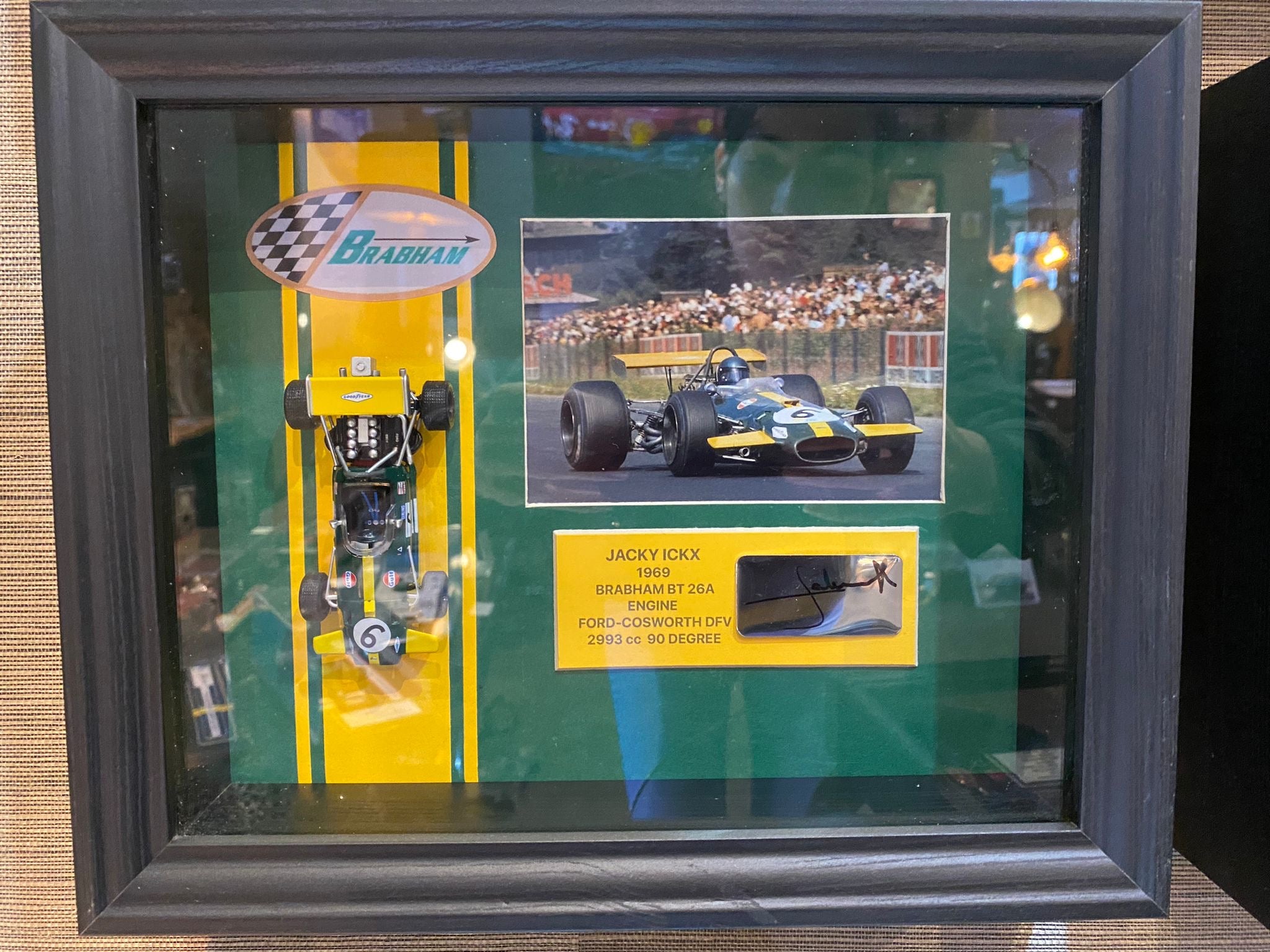 Formula 1 Autographed Rare Car Framed Collection