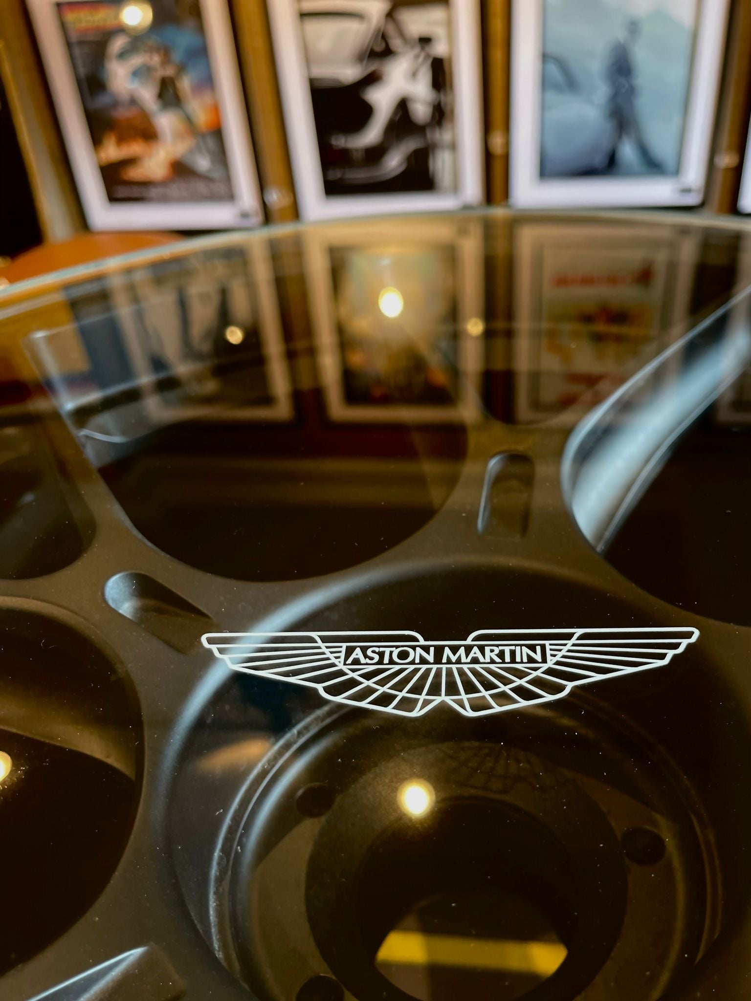 Aston Martin GTE Race Car Wheel Table