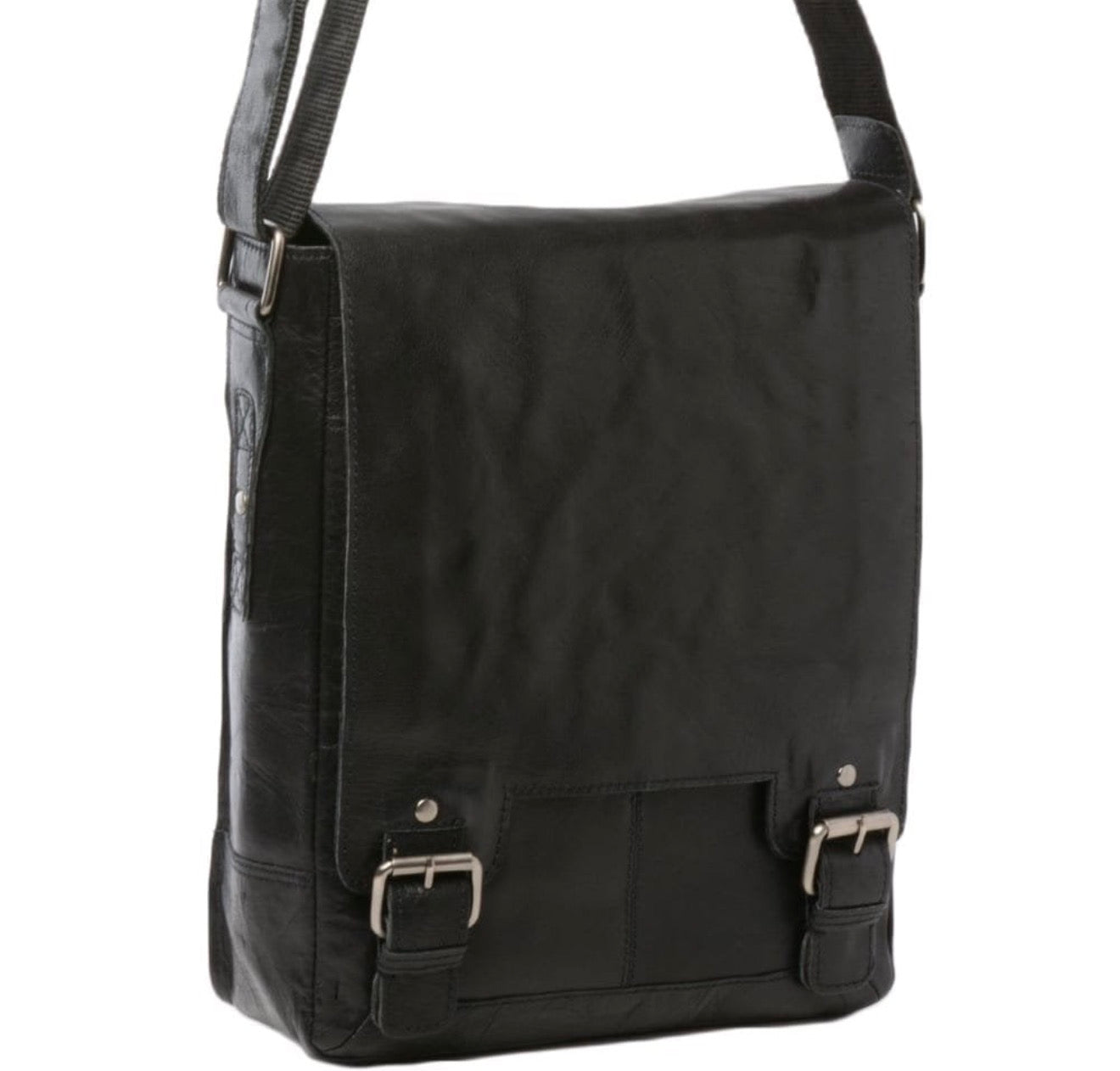 Men’s Leather Messenger Flight Bag 8342