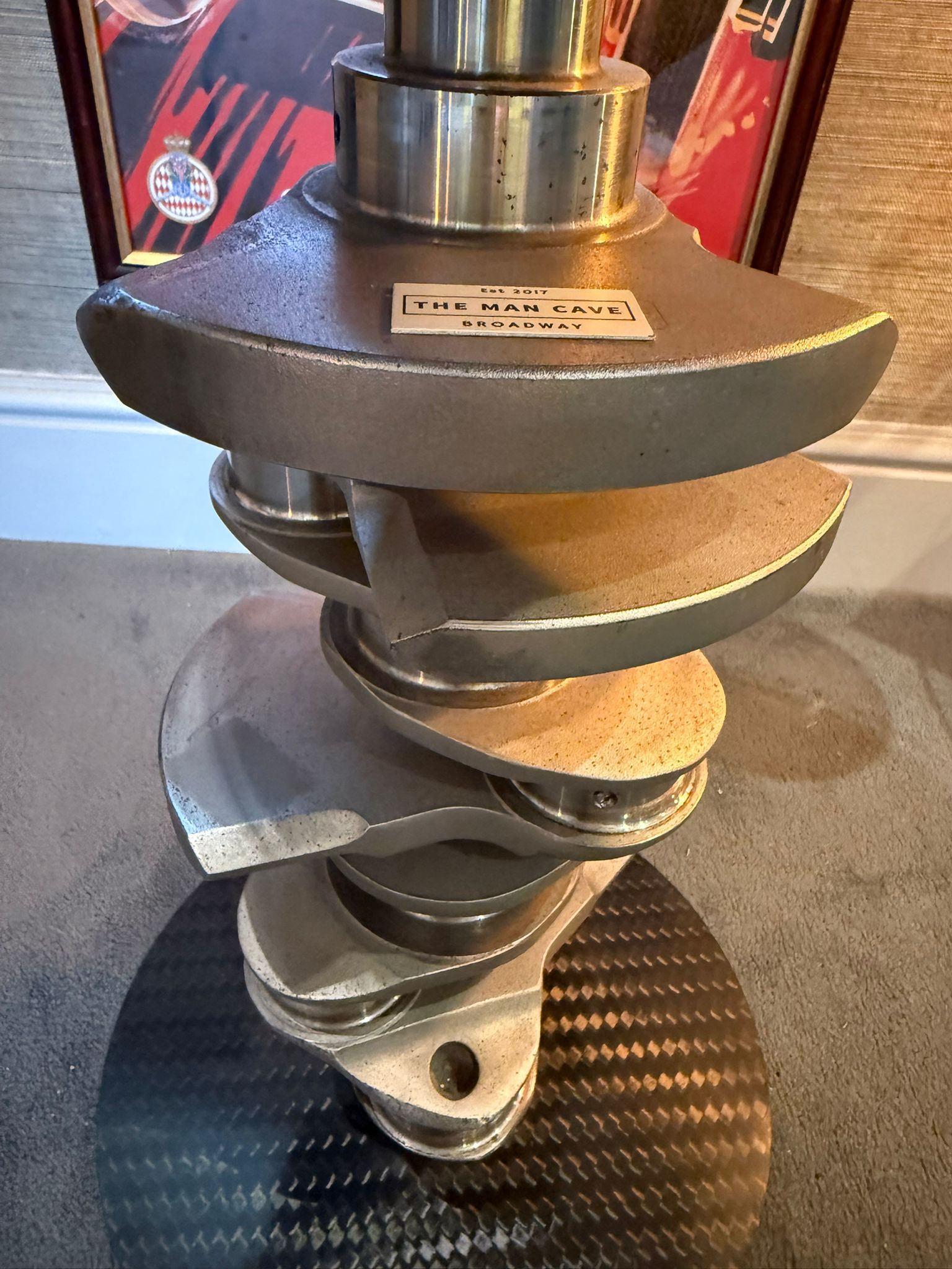 Litchfield GTR Stunning Crankshaft Table & Bespoke Carbon Top