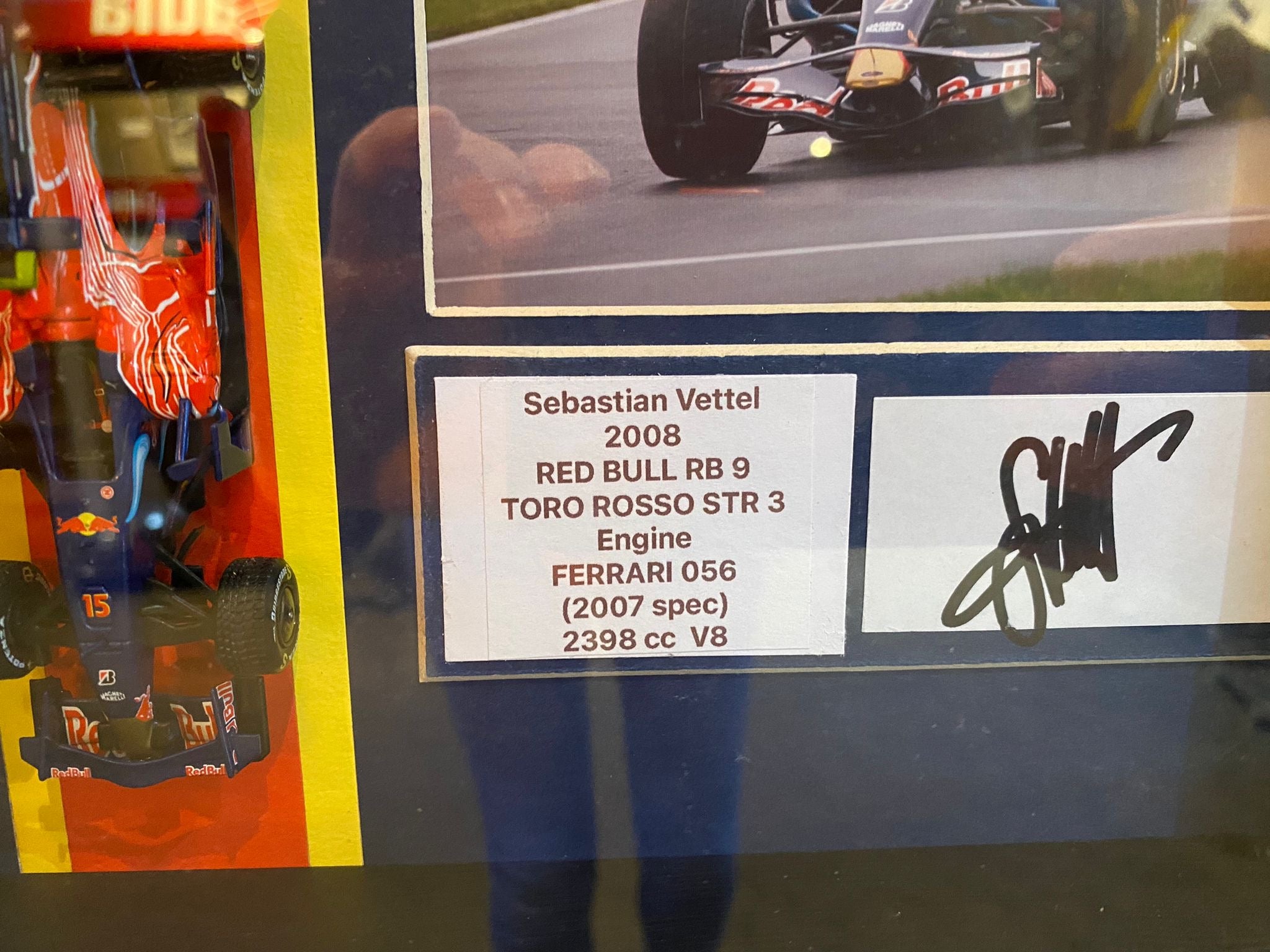 Formula 1 Autographed Rare Car Framed Collection