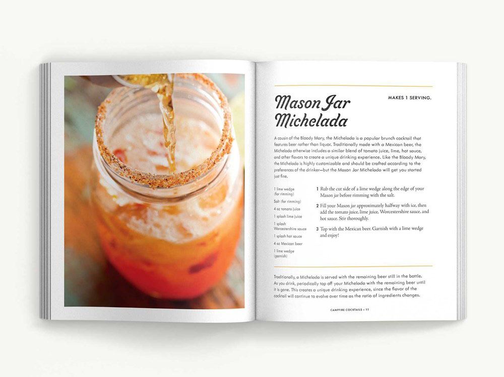 BOOK - CAMPFIRE COCKTAILS / DRINKS