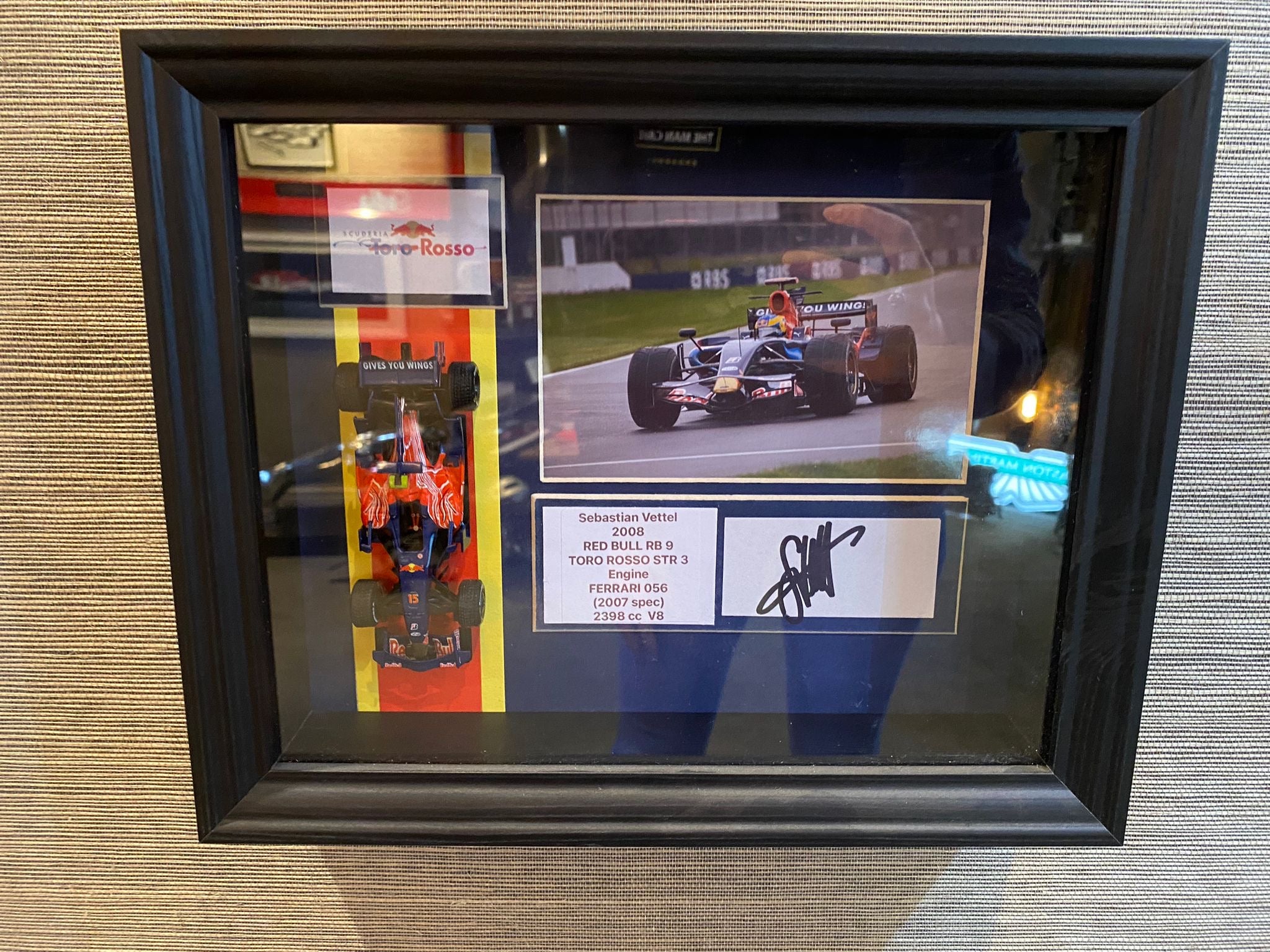 Formula 1 Autographed Rare Car Framed Collection