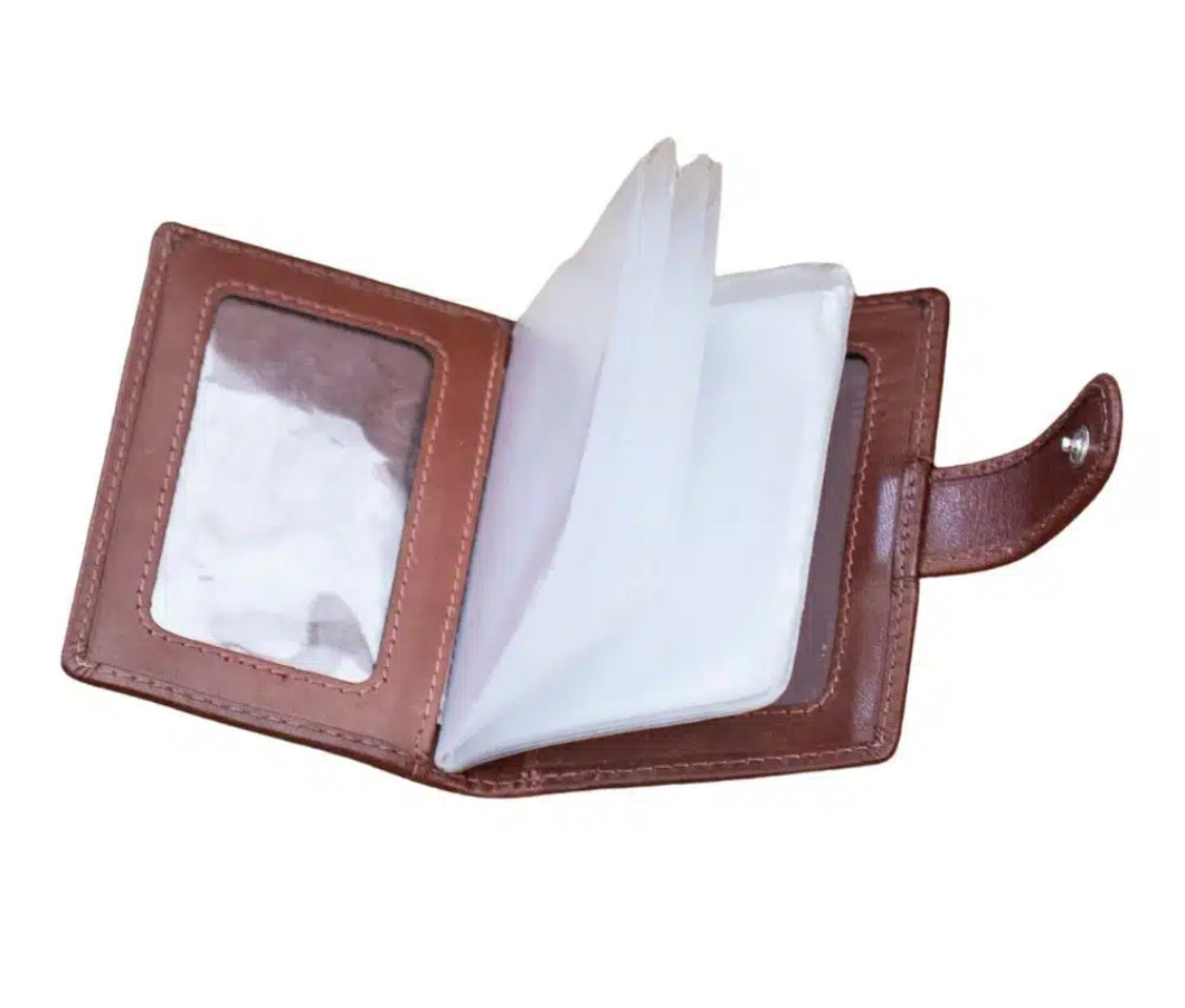 LUXURY LEATHER RFID CREDIT CARD HOLDER