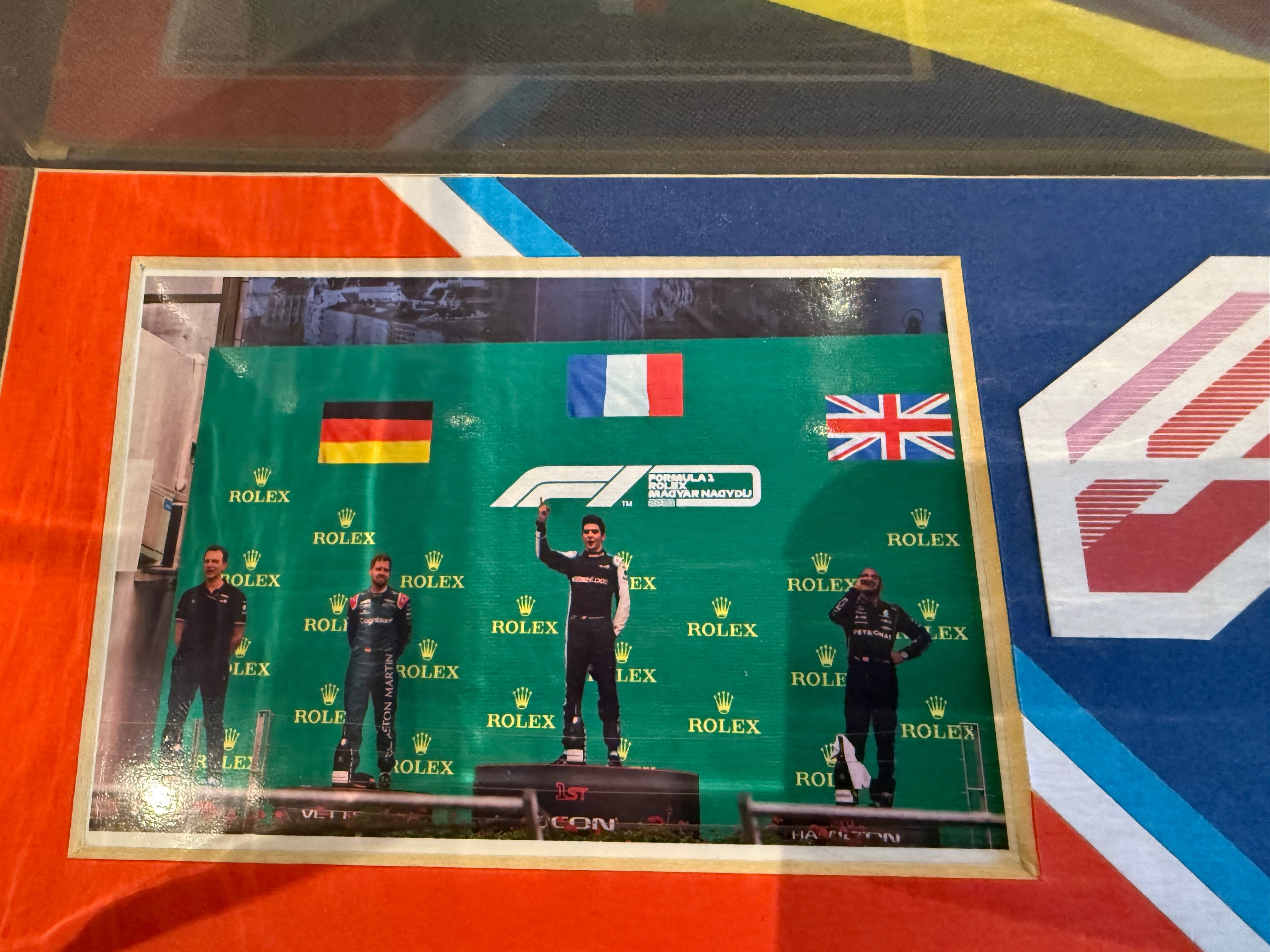 Esteban Ocon Signed 1:18 F1 Display Piece