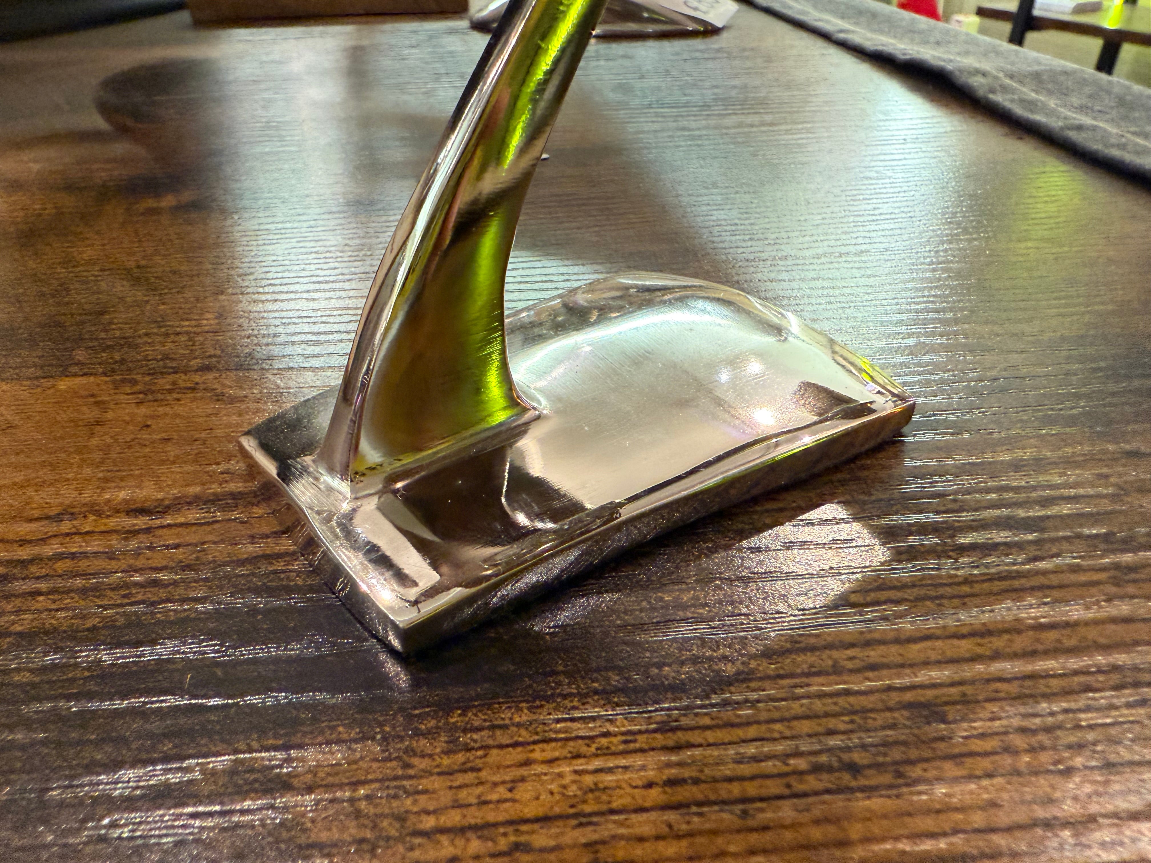 Polished Spitfire Desk Model - 21cm Plane / Aircraft