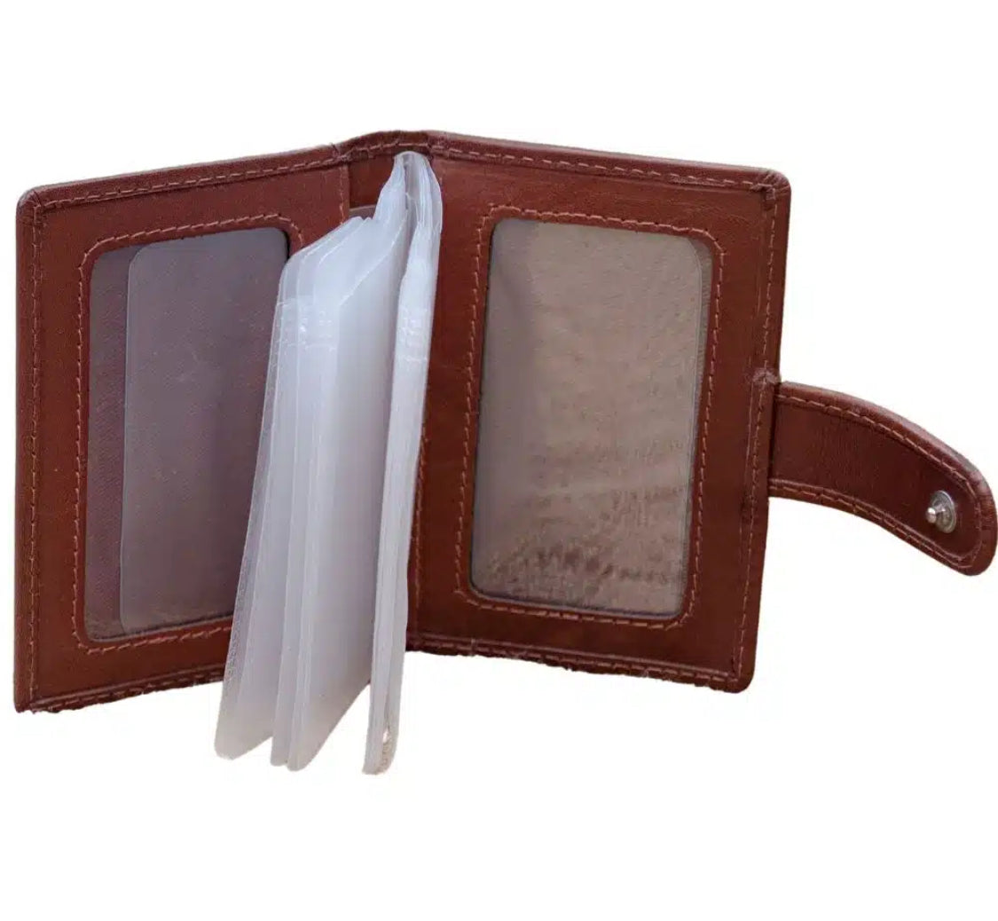 LUXURY LEATHER RFID CREDIT CARD HOLDER