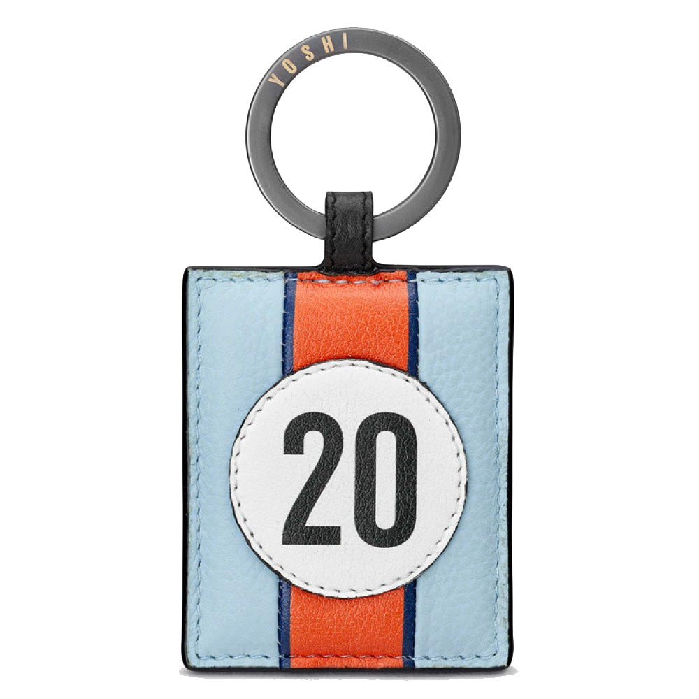 Retro 20 Steve McQueen Leather Key Ring