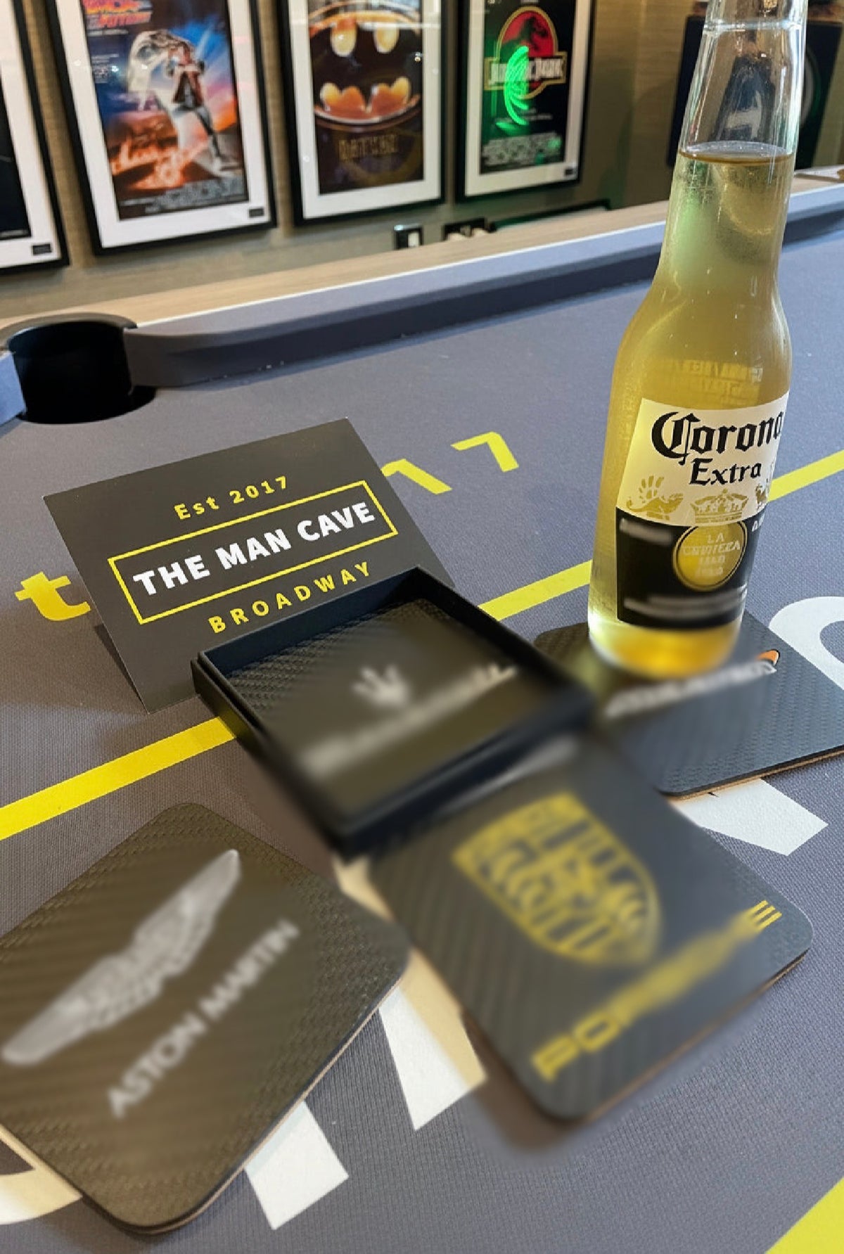 Genuine Carbon Fibre Supercar Coasters