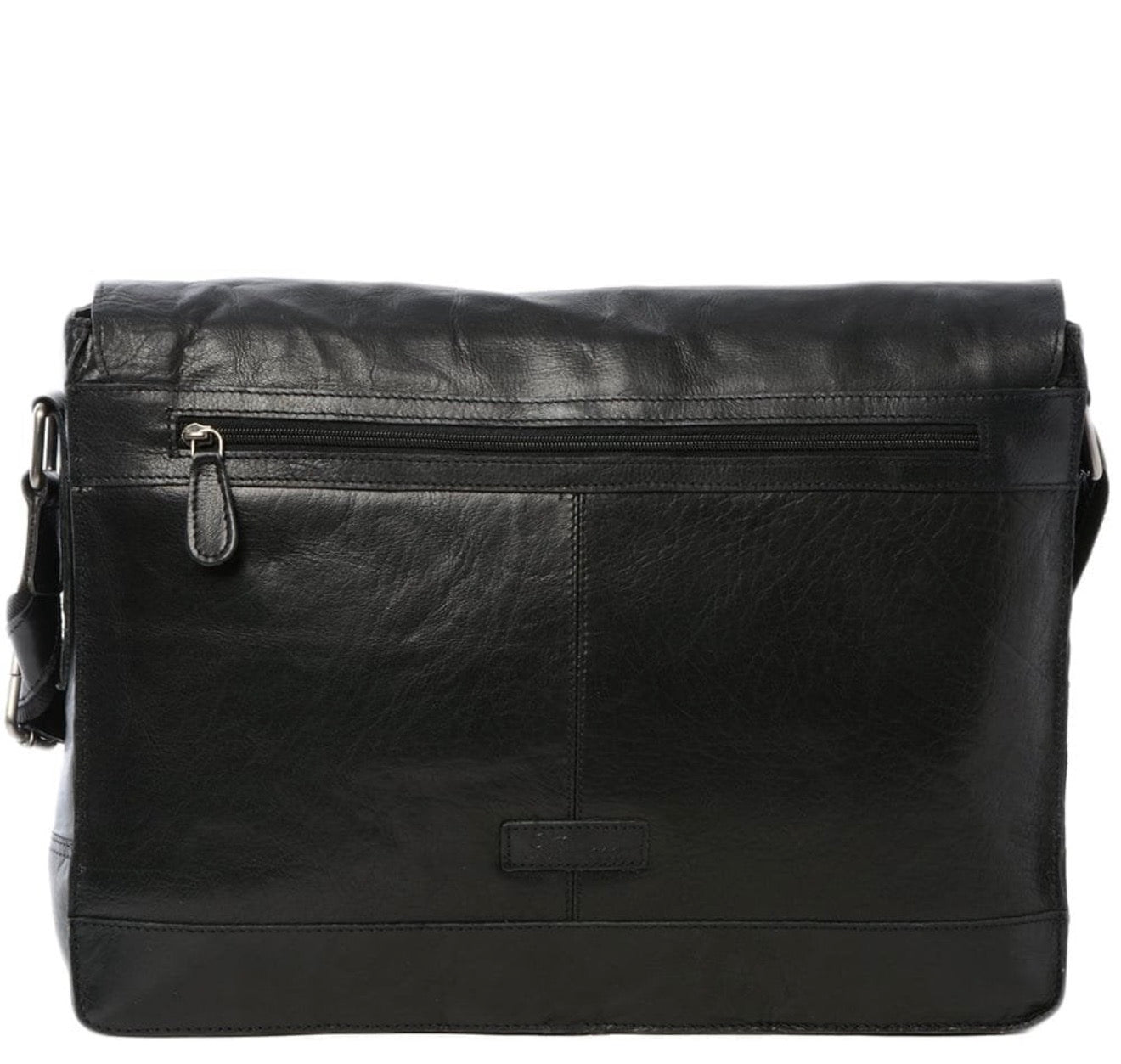 Men’s Large Messenger Leather Laptop Bag     8343