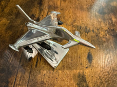 Eurofighter Typhoon Polished Aircraft / airplane Desk Model - 15cm