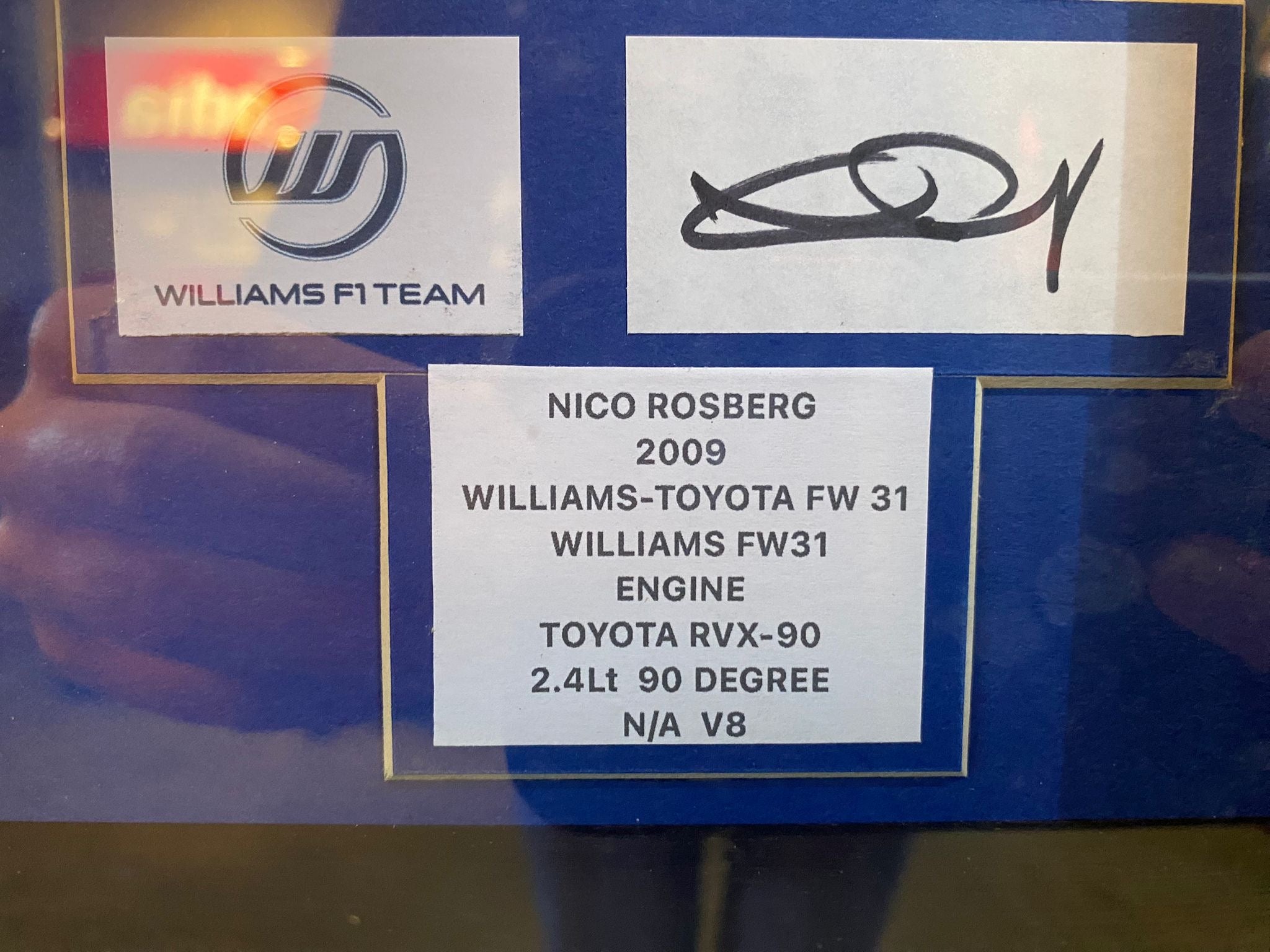 Formula 1 Autographed Rare Car Framed Collection