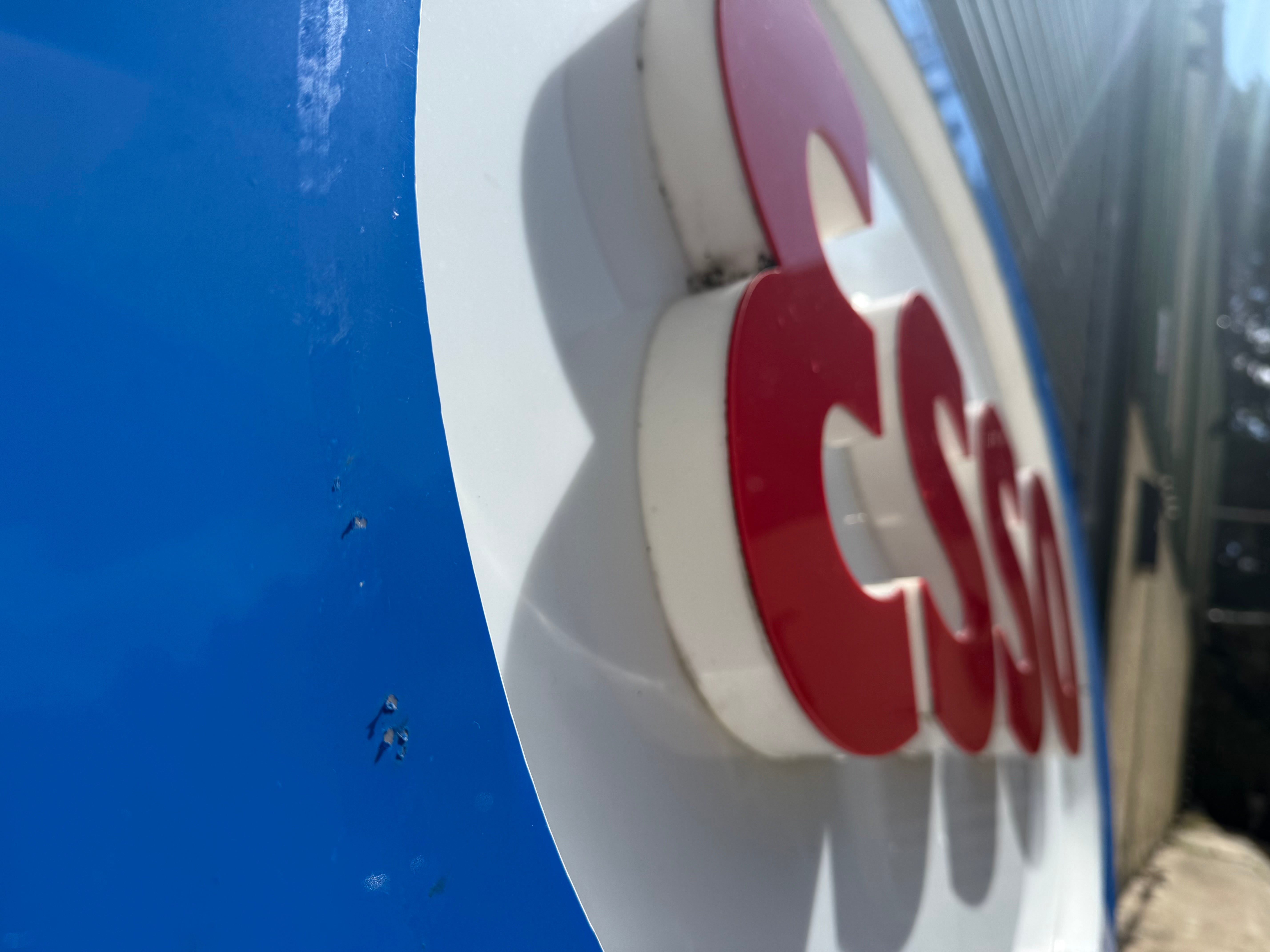 HUGE Original Esso Petrol Forecourt 3D Sign