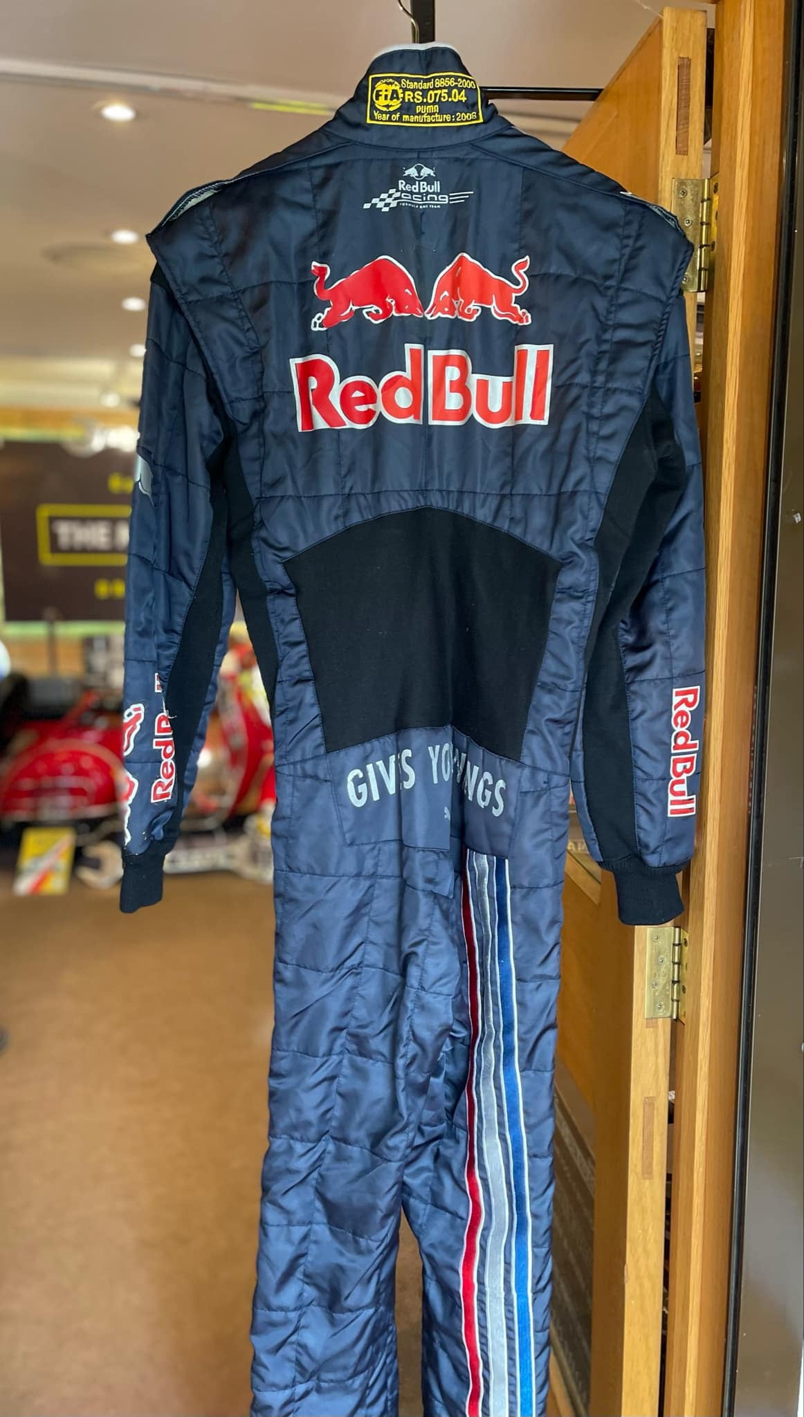 David Coulthard ‘Red Bull’ Race Suit from 2008 Season