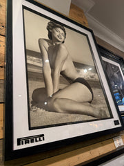 Genuine Pirelli Calendar Art - Beauty on the Beach