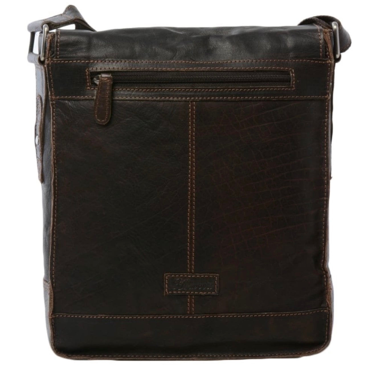 Men’s Leather Messenger Flight Bag 8342