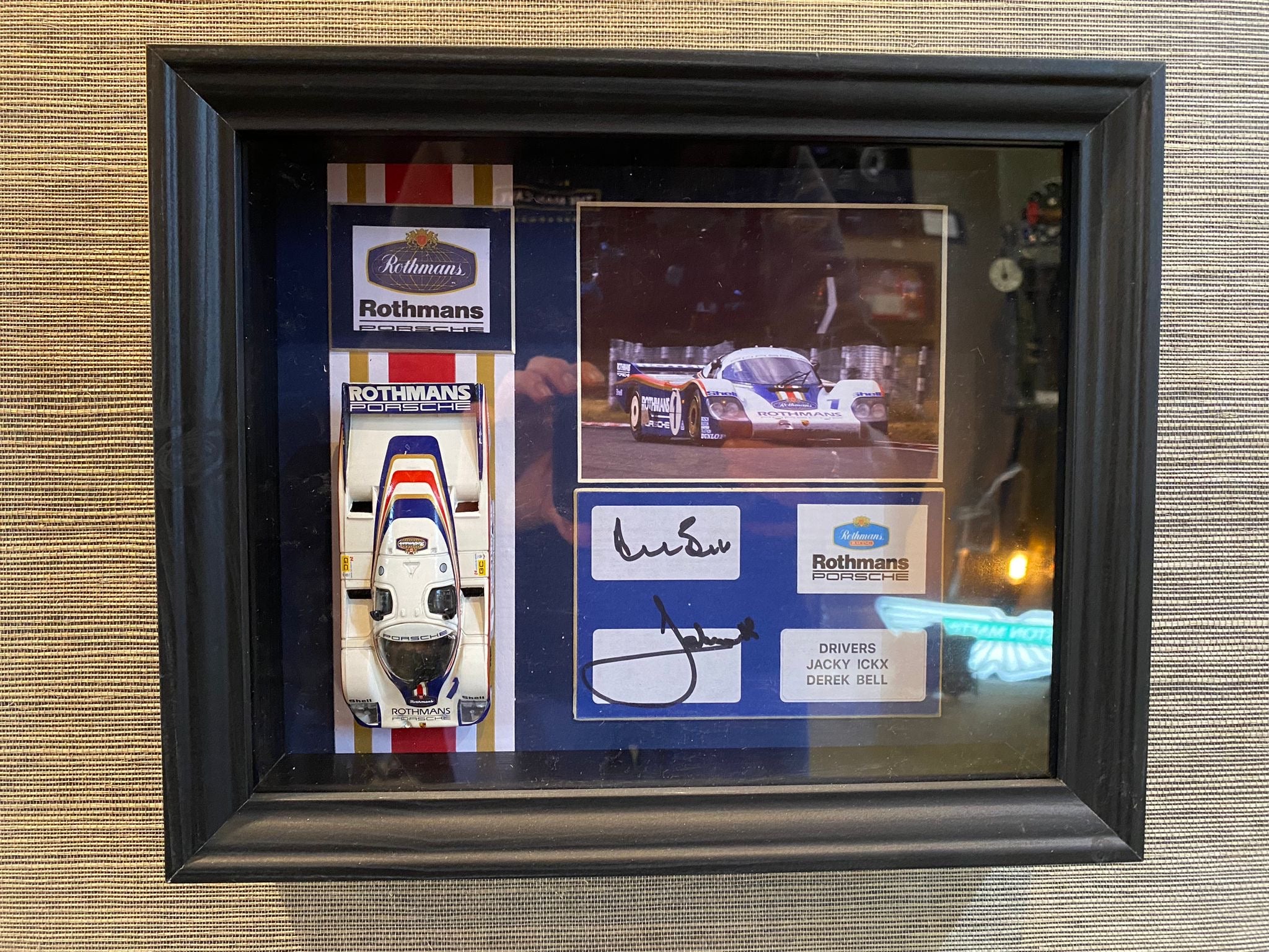 Formula 1 Autographed Rare Car Framed Collection