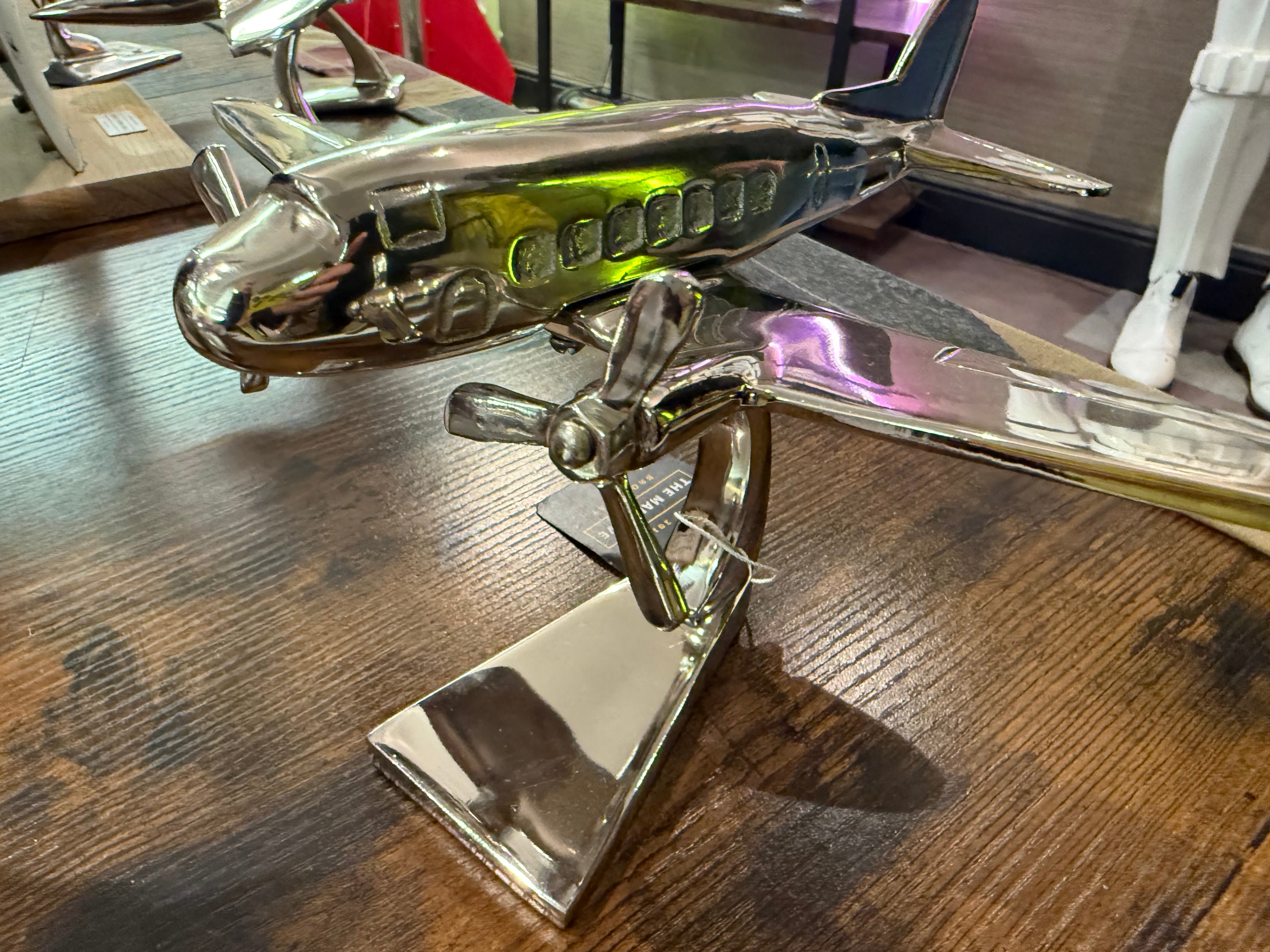 Polished Dakota Aircraft / Airplane Desk Piece Model