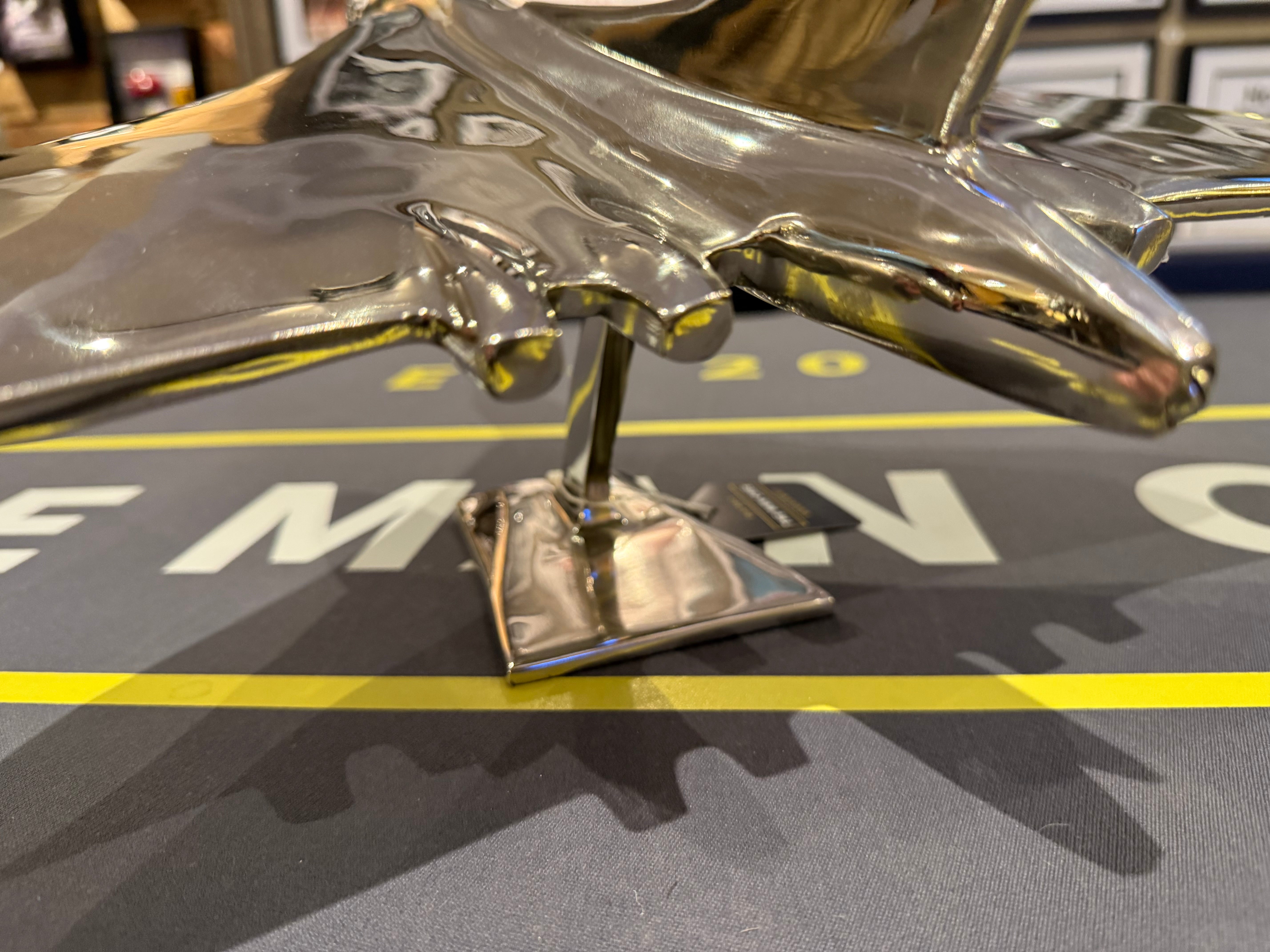 Large Polished Aluminium Model Vulcan Display Piece