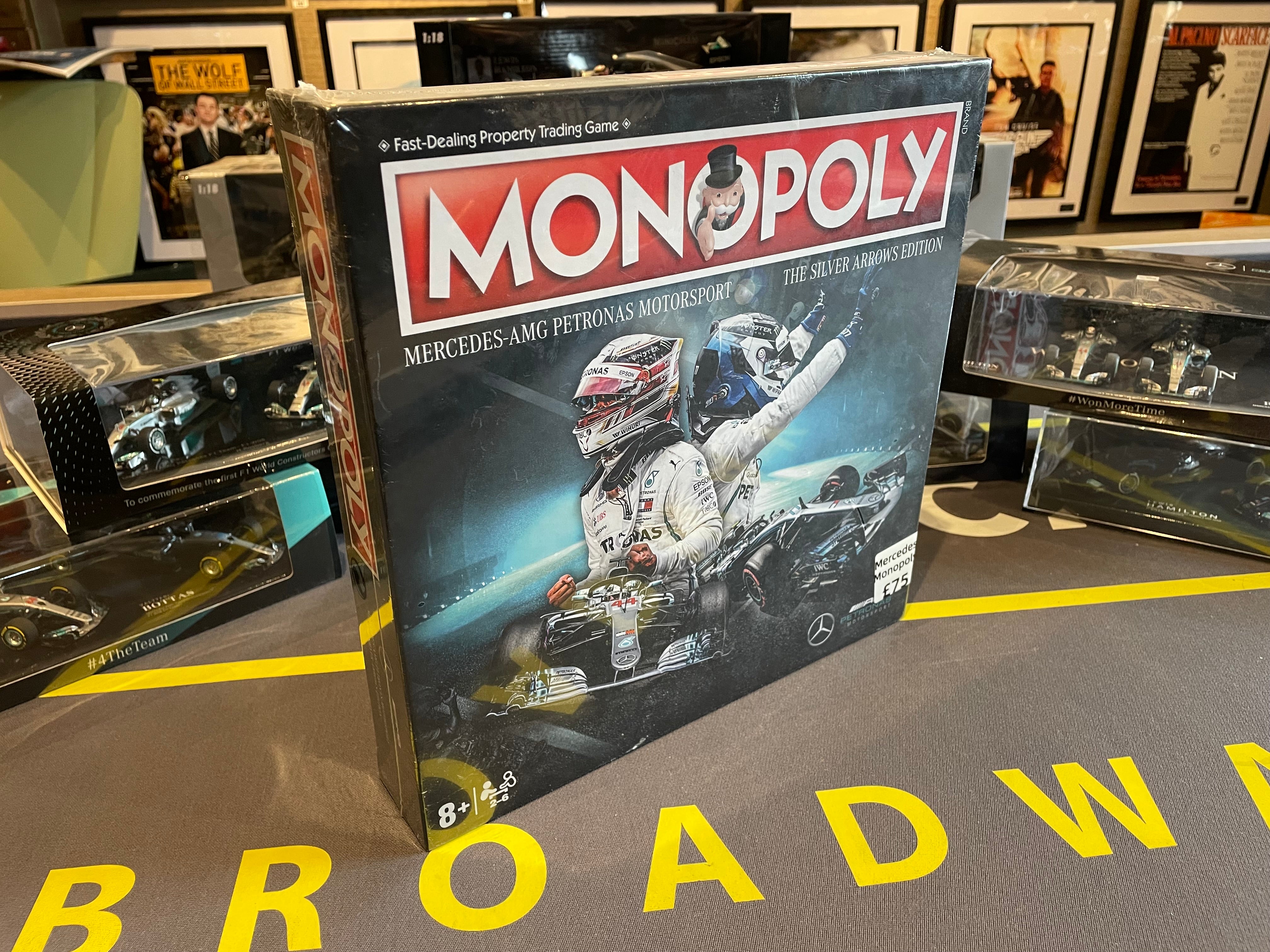 Mercedes AMG F1 Monopoly - Silver Arrows Edition