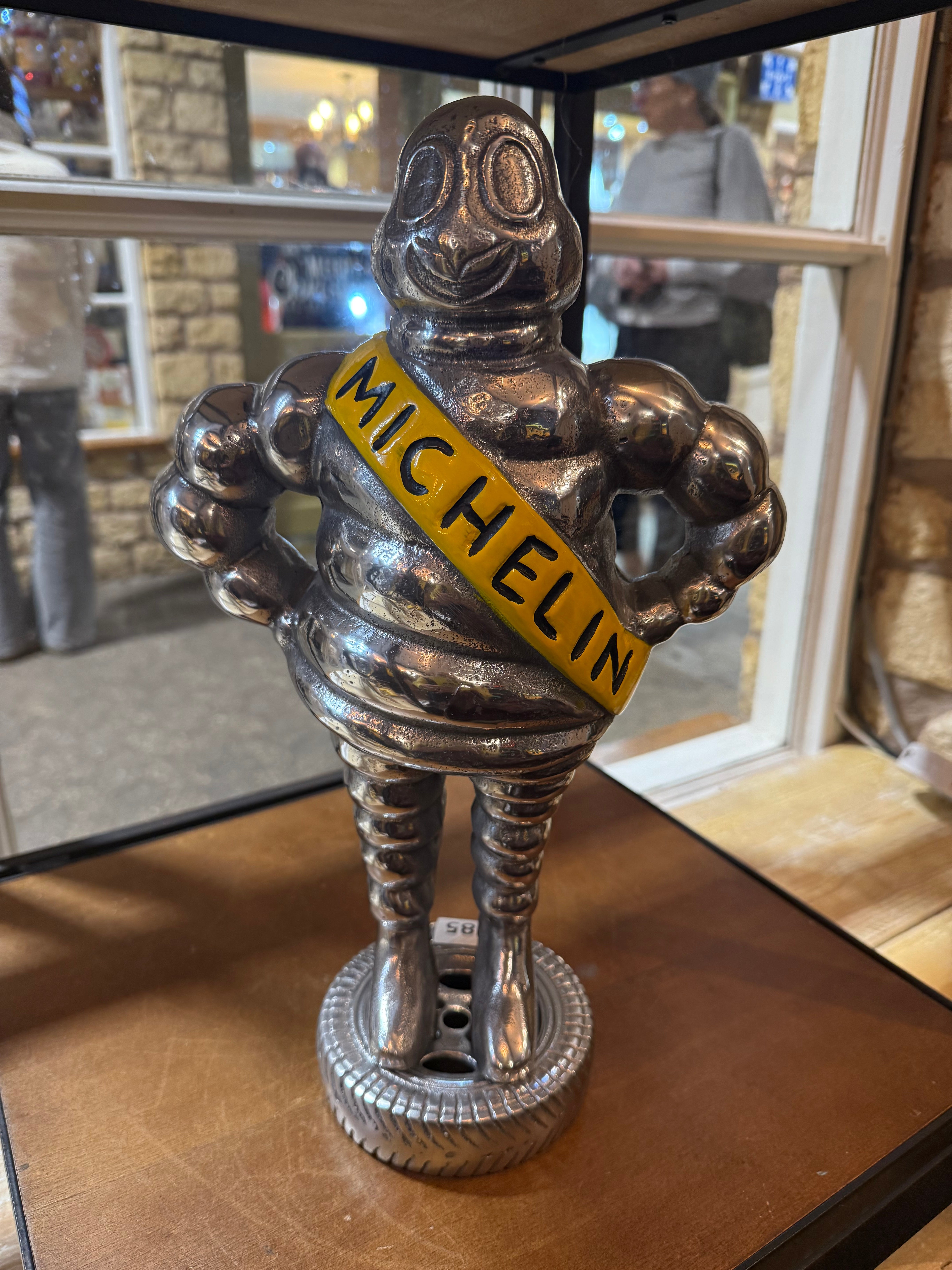 Vintage Aluminium Tyre Man