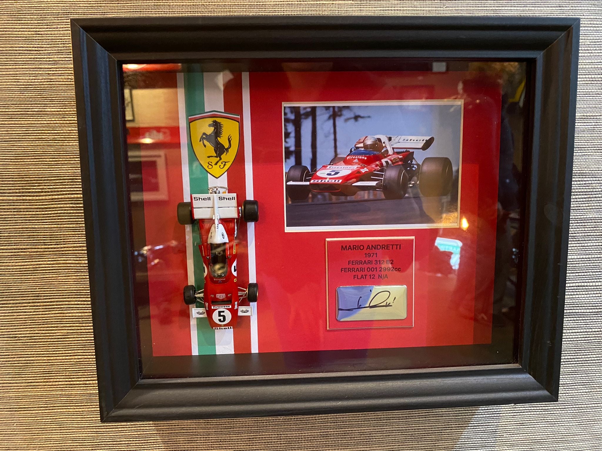 Formula 1 Autographed Rare Car Framed Collection