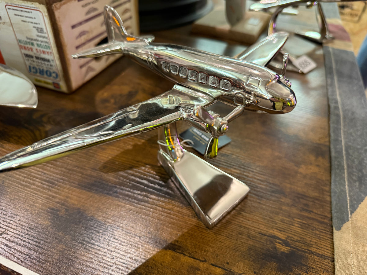 Polished Dakota Aircraft / Airplane Desk Piece Model