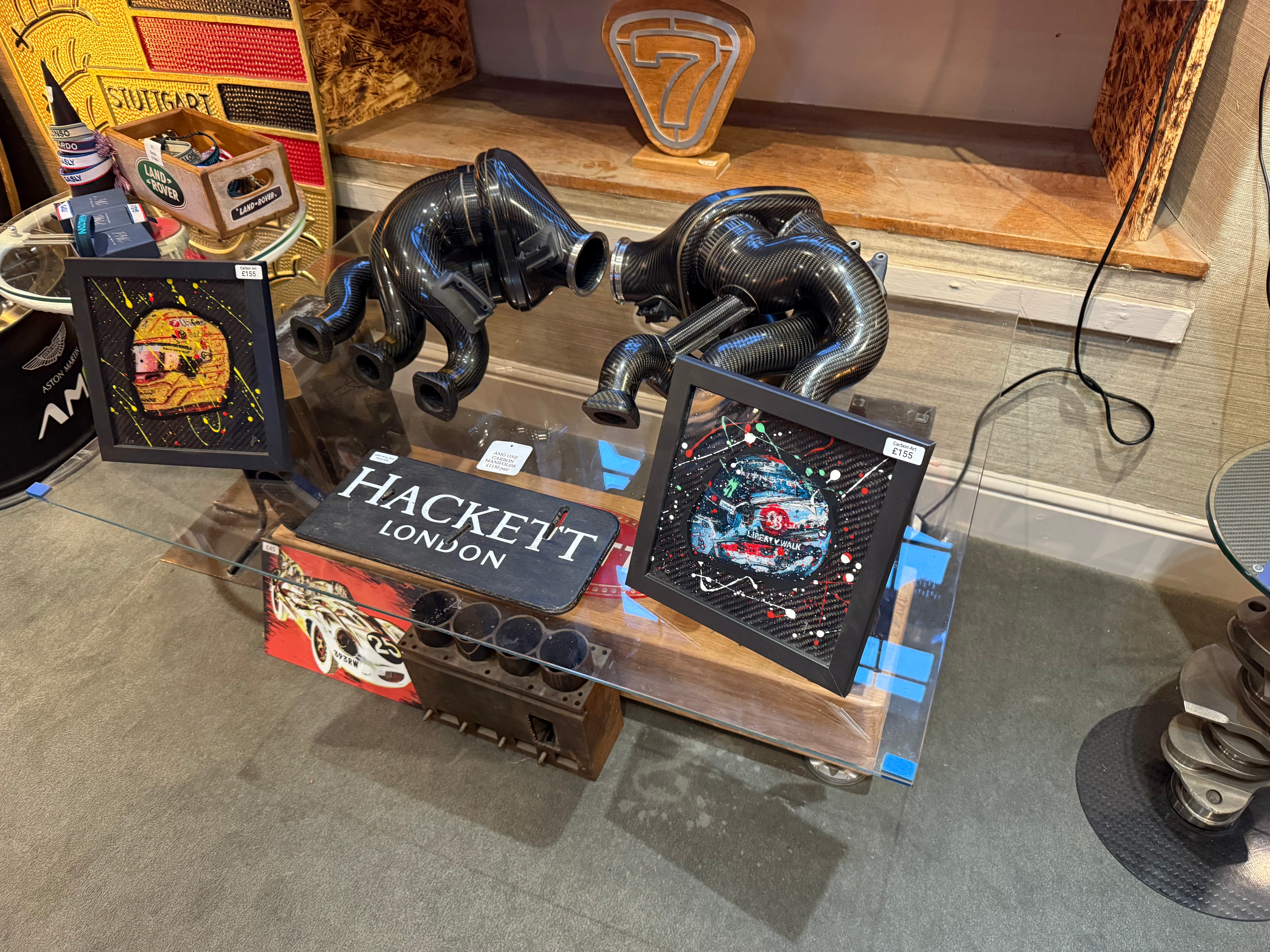 Genuine AMG ONE Carbon Fibre Exhaust Sections