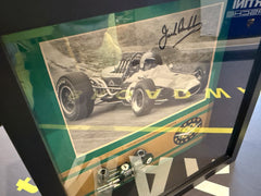 Jack Brabham Signed 1966 BT19 1:24 Scale Race Car Display Piece