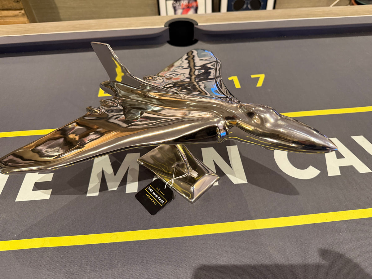 Large Polished Aluminium Model Vulcan Display Piece