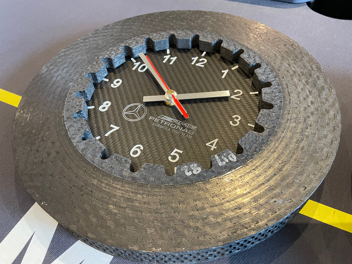 Genuine F1 Brake Disc Clocks with Carbon Fibre Face – The Man Cave Broadway