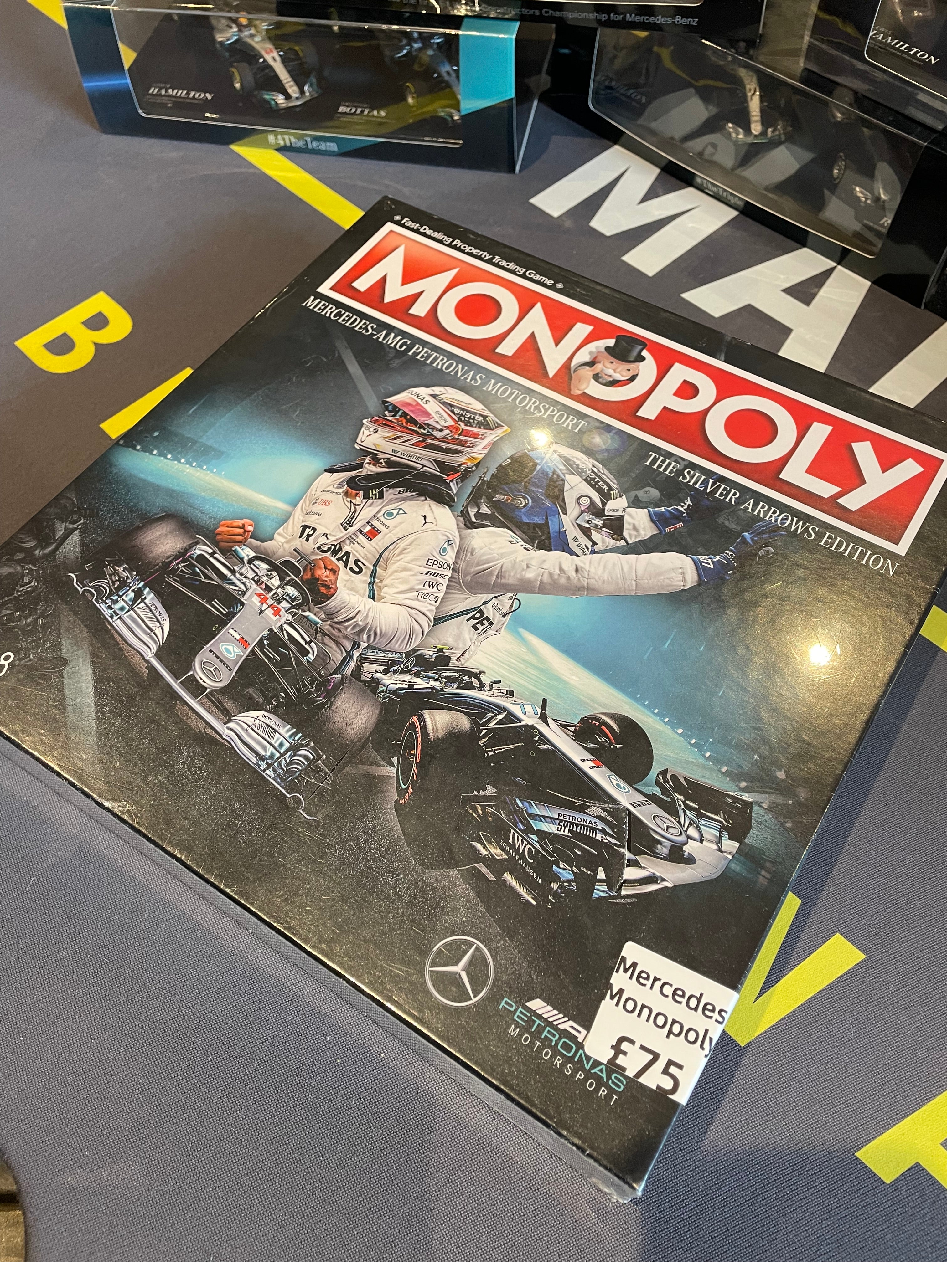 Mercedes AMG F1 Monopoly - Silver Arrows Edition