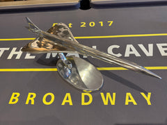 Beautiful Polished Aluminium Large Concorde Desk Model