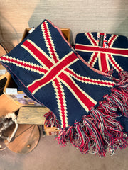 UNION JACK WARM KNITED GLOVES / SCARF
