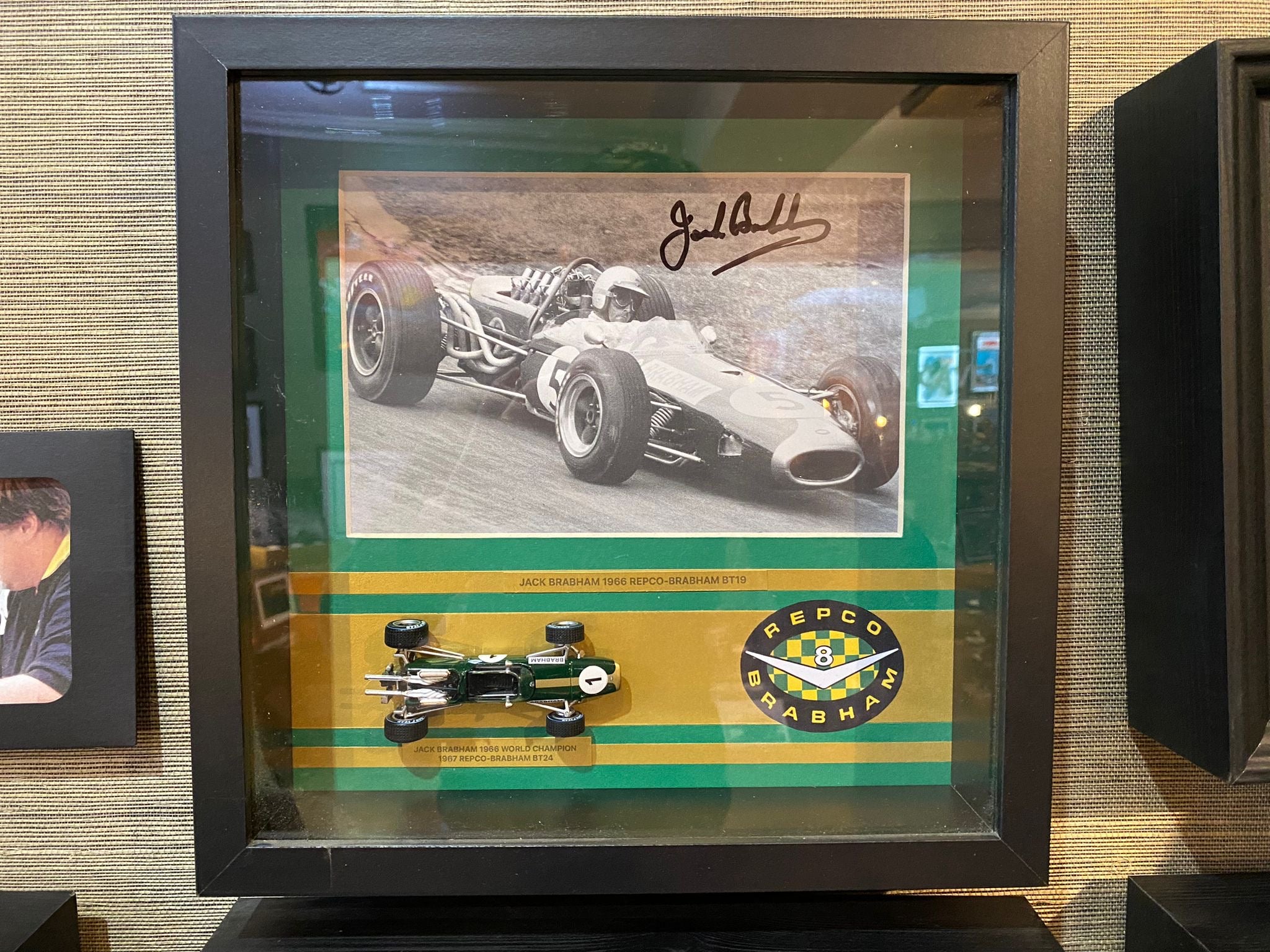 Formula 1 Autographed Rare Car Framed Collection