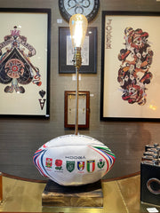 Six Nations Rugby Ball Lamps