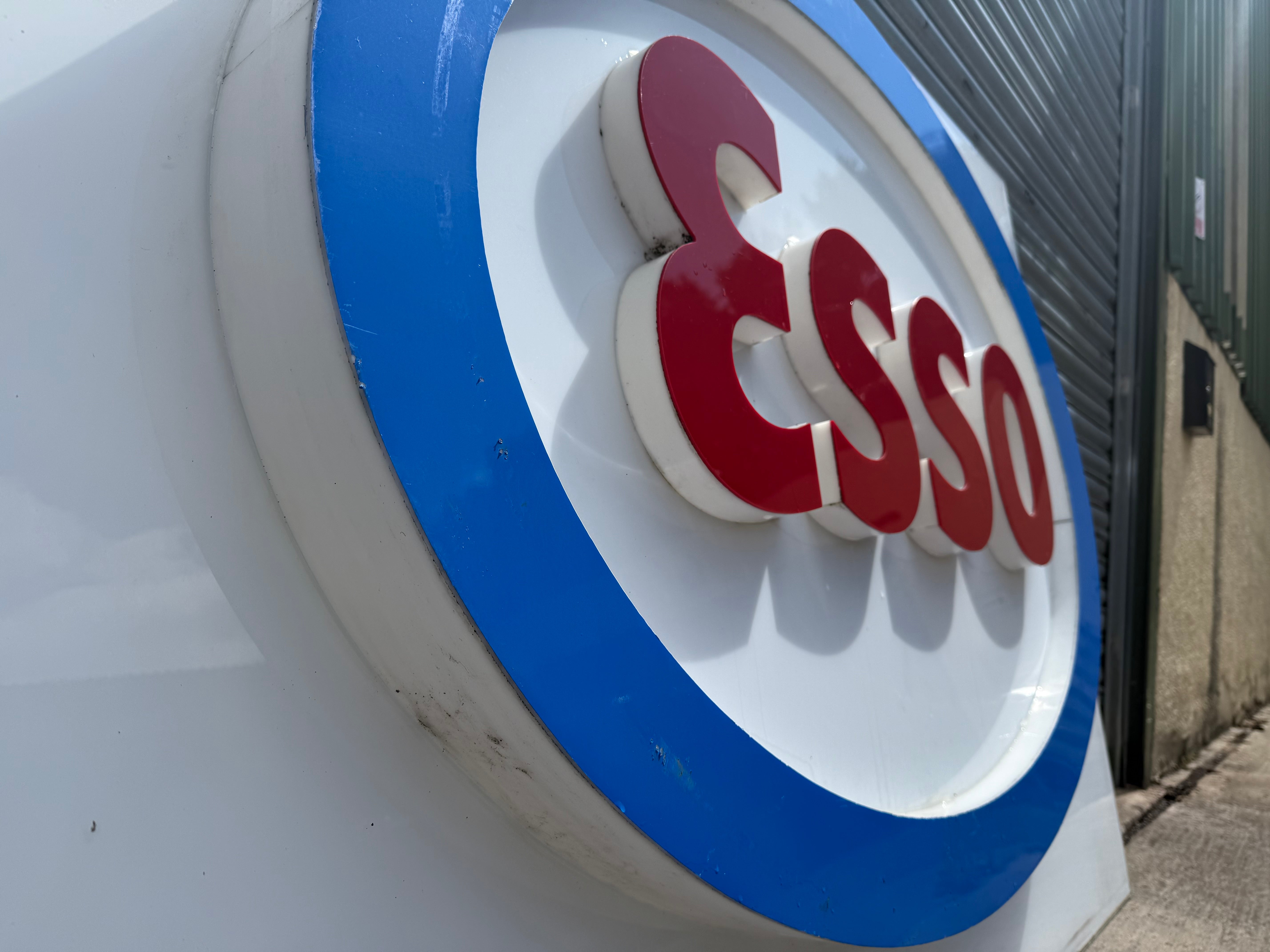 HUGE Original Esso Petrol Forecourt 3D Sign