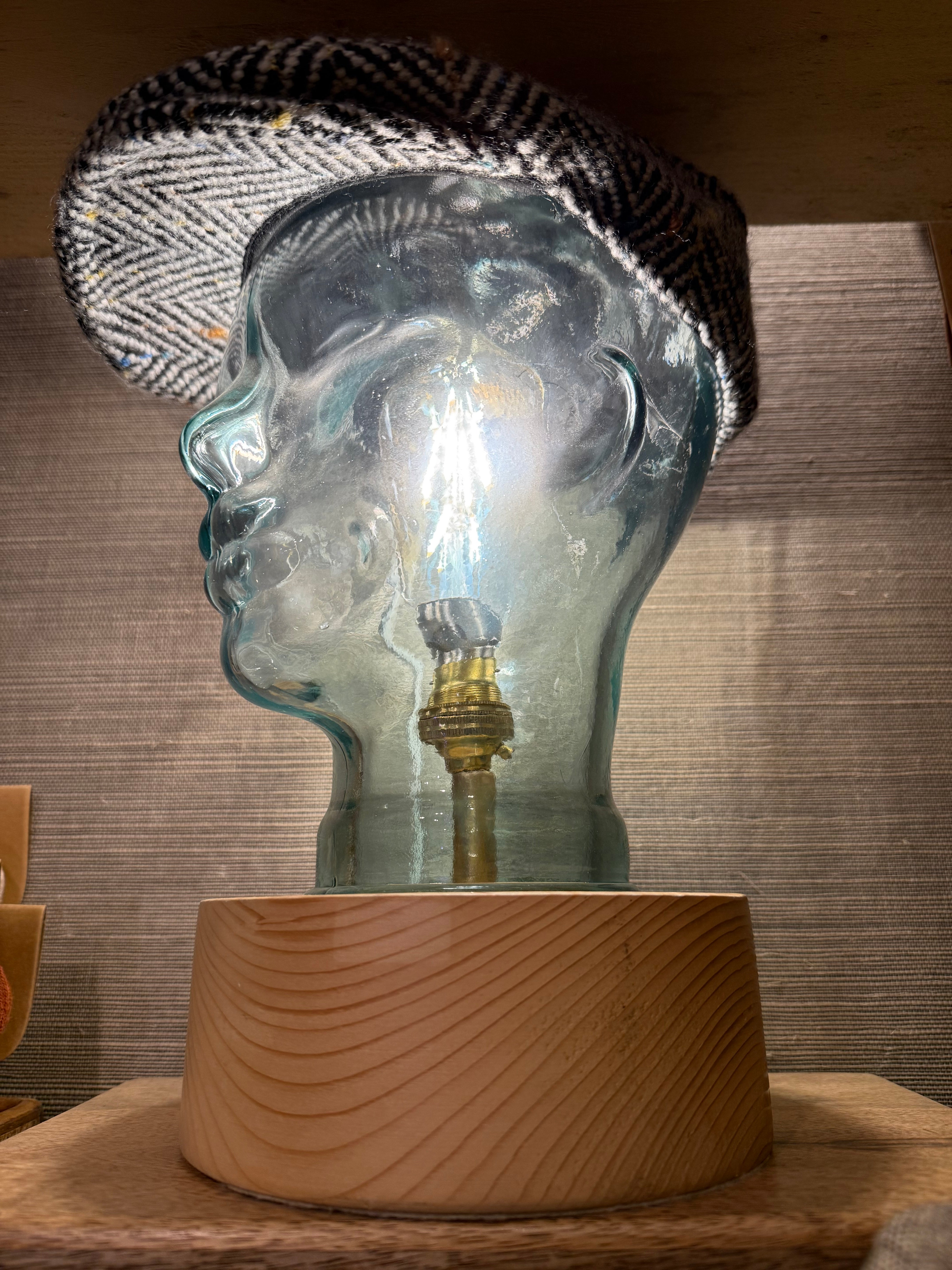 ‘Head Lamp’ - Glass Head Lamp!