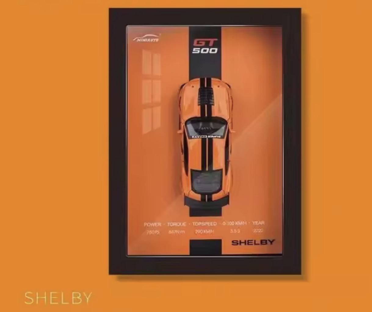 BOXED / FRAMED SUPERCAR ART