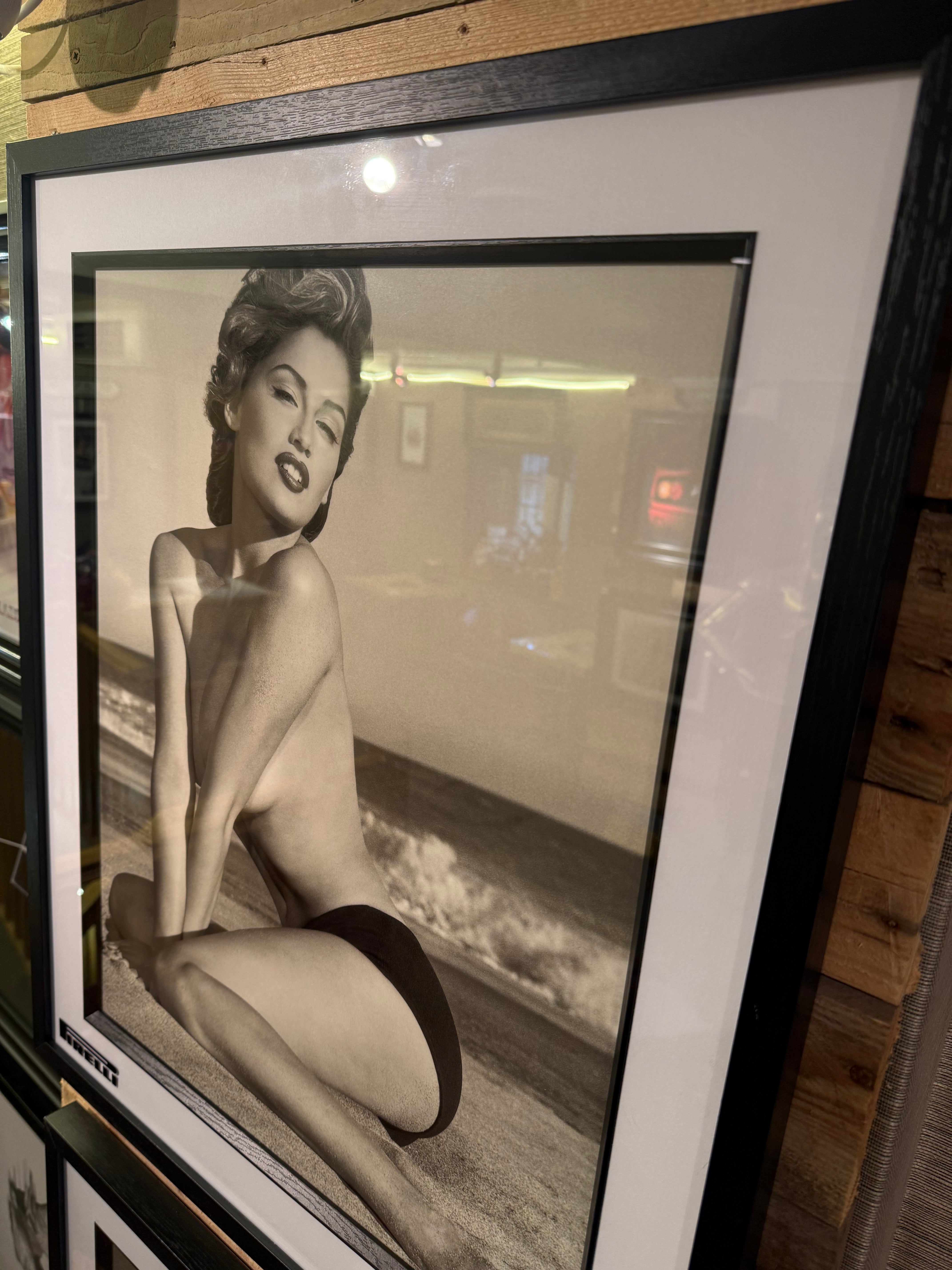 Genuine Pirelli Calendar Art - Beauty on the Beach