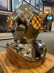 Vintage Style Divers Helmet Lamp