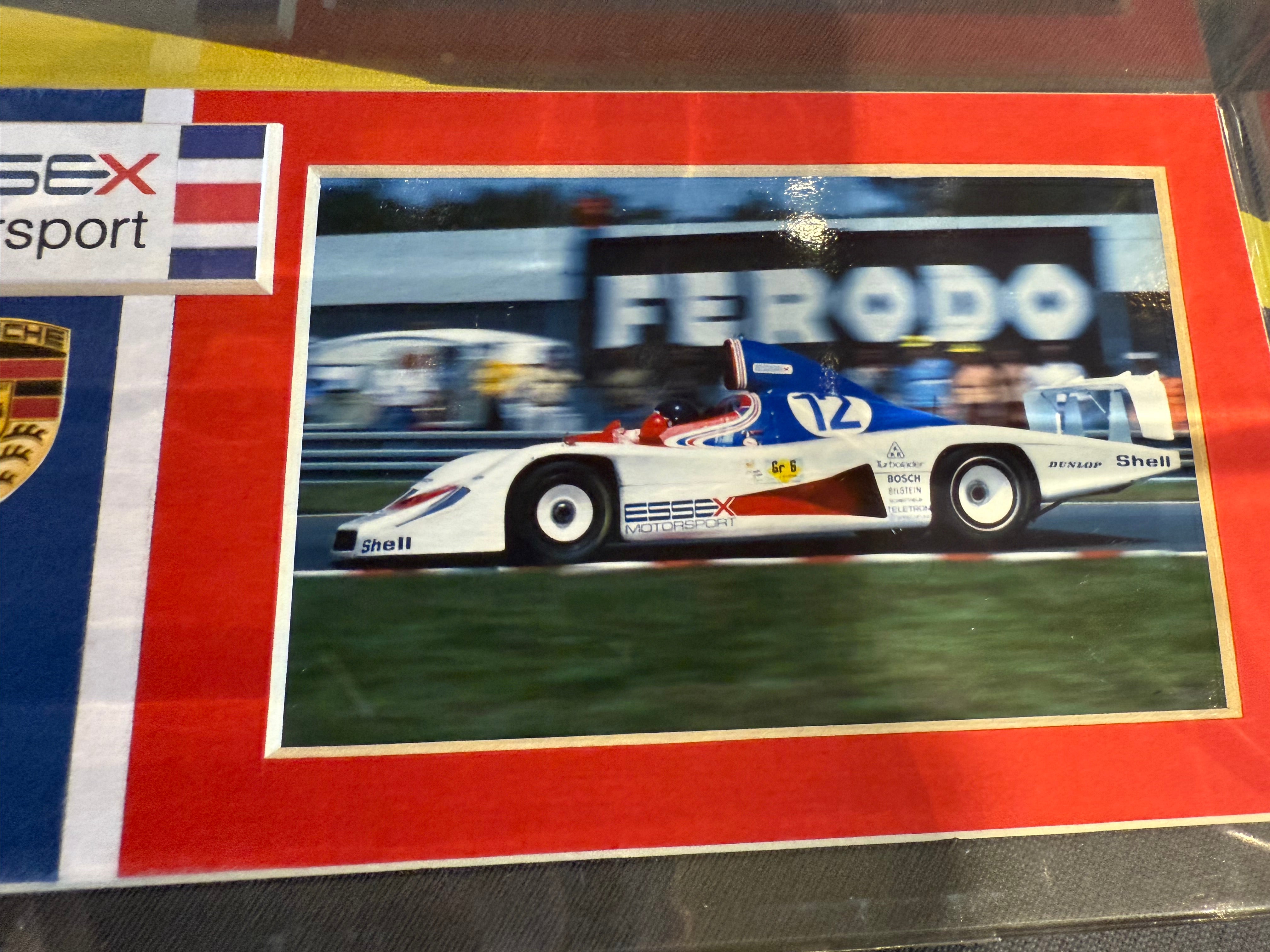Jacky Ickx & Brian Redman Signed 1:18 Essex Porsche 936 Display Piece