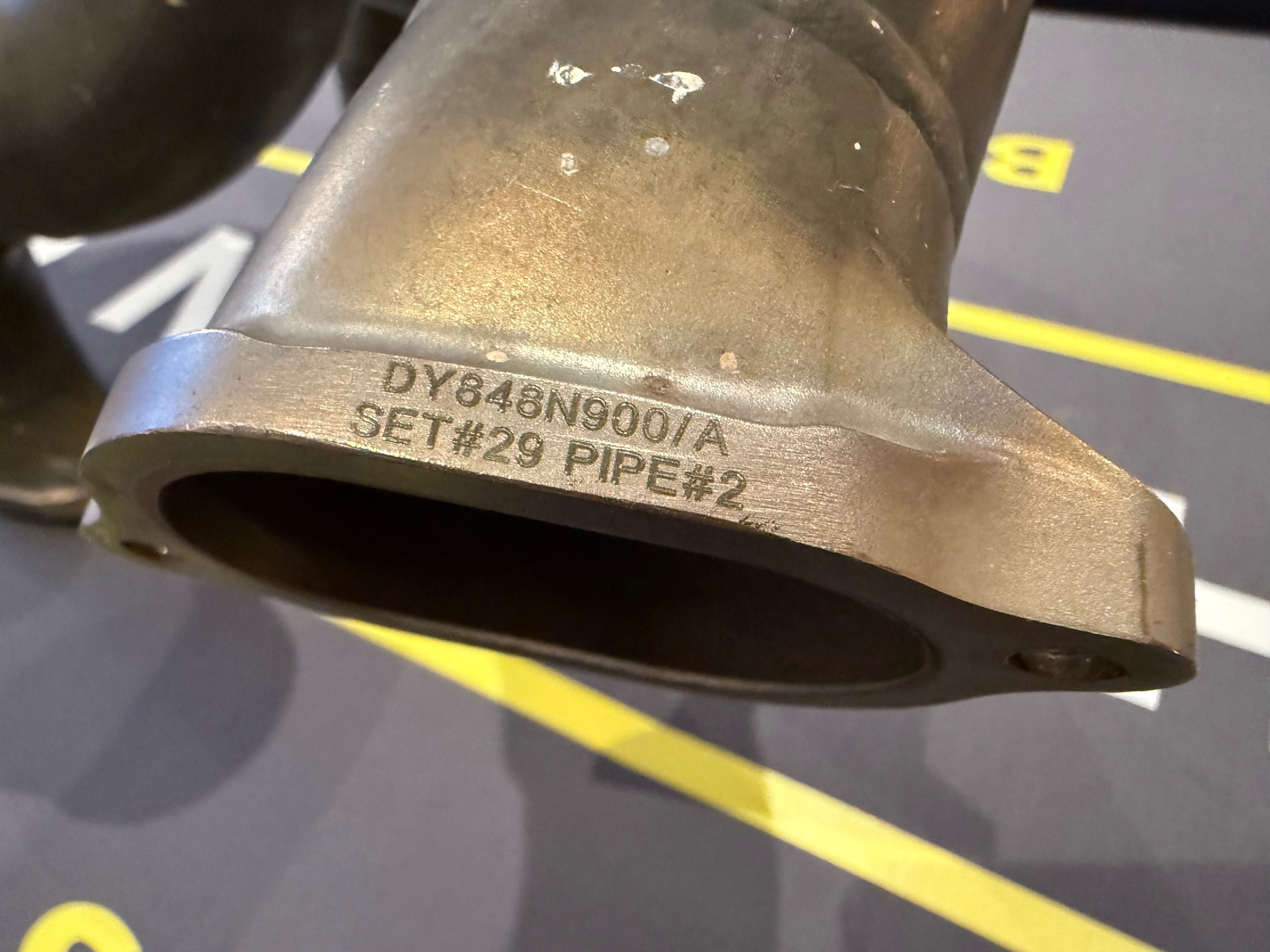 Genuine Williams F1 Titanium Exhaust Section