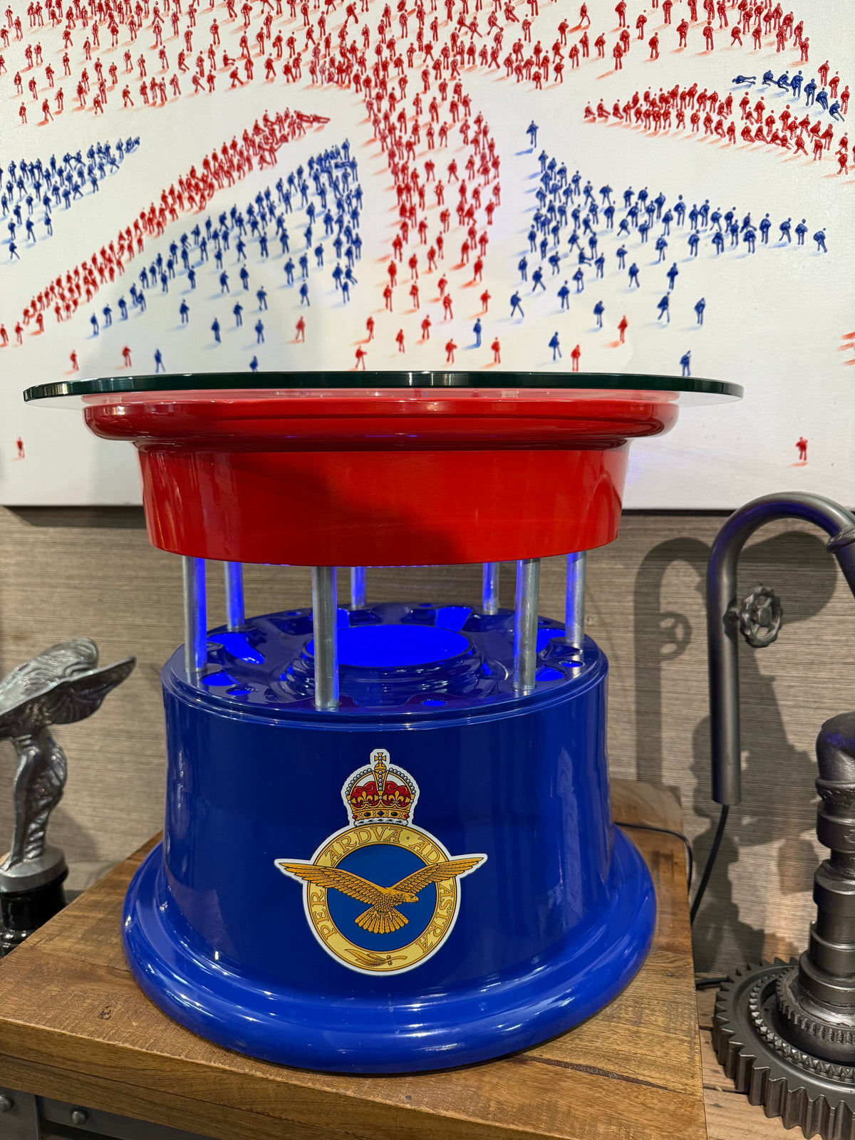 RAF Tornado Fighter Jet Wheel Table