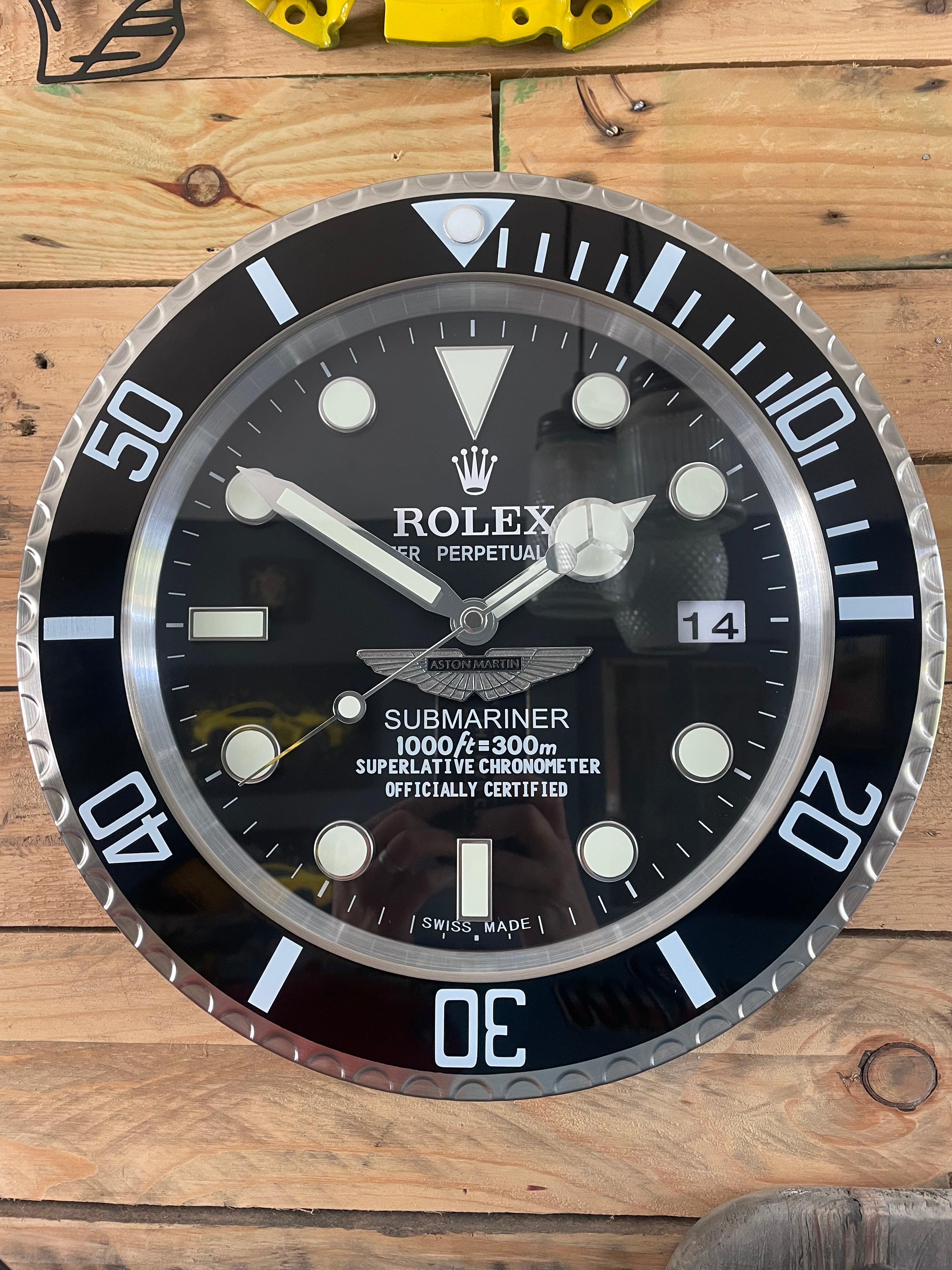 Rolex Style Designer Wall Clocks