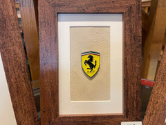 Porsche, Ferrari or Lamborghini Badge Framed Art