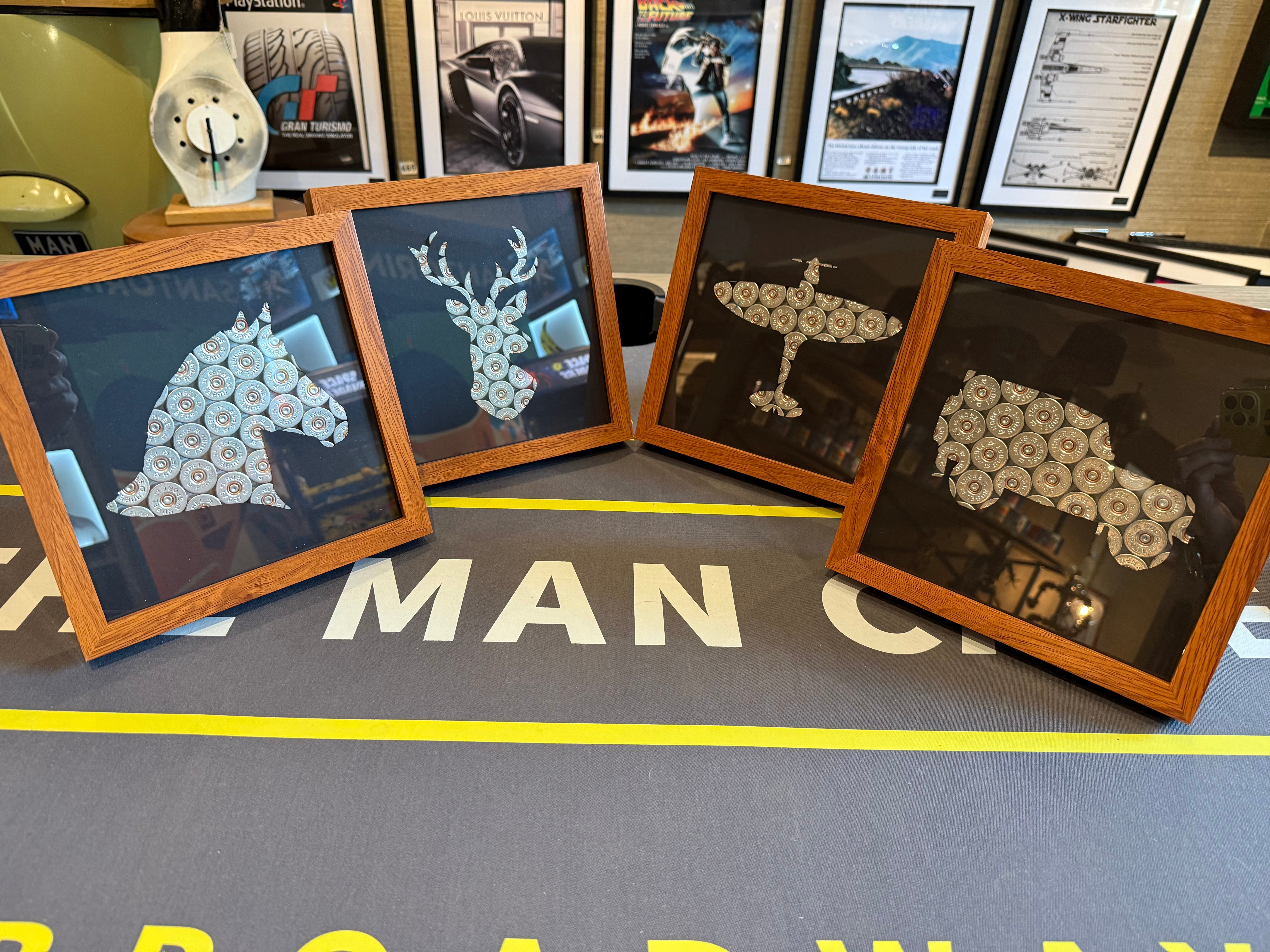 SHOTGUN CARTRIDGE PICTURES Handmade in Cotswolds