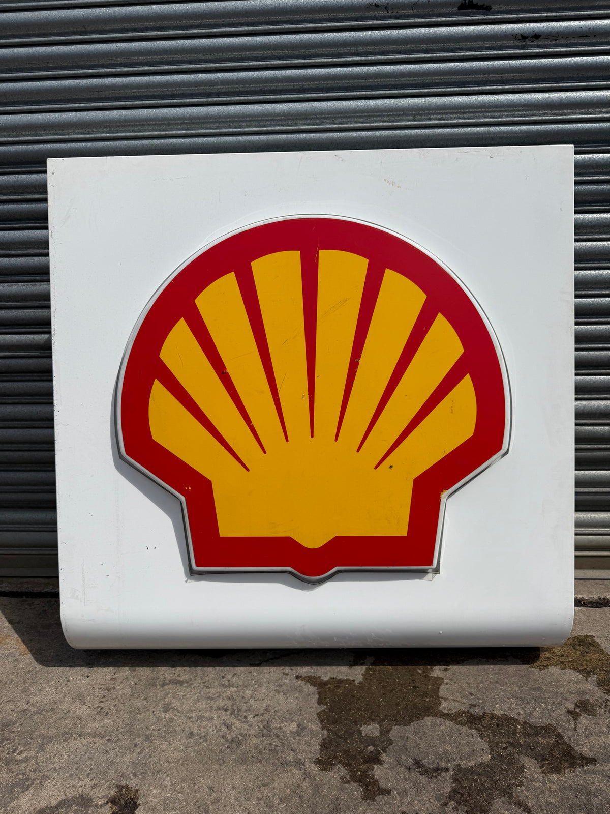 HUGE Original Shell Petrol Forecourt Canopy Sign