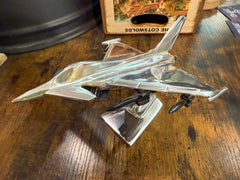 Eurofighter Typhoon Polished Aircraft Airplane Desk Model - 23cm